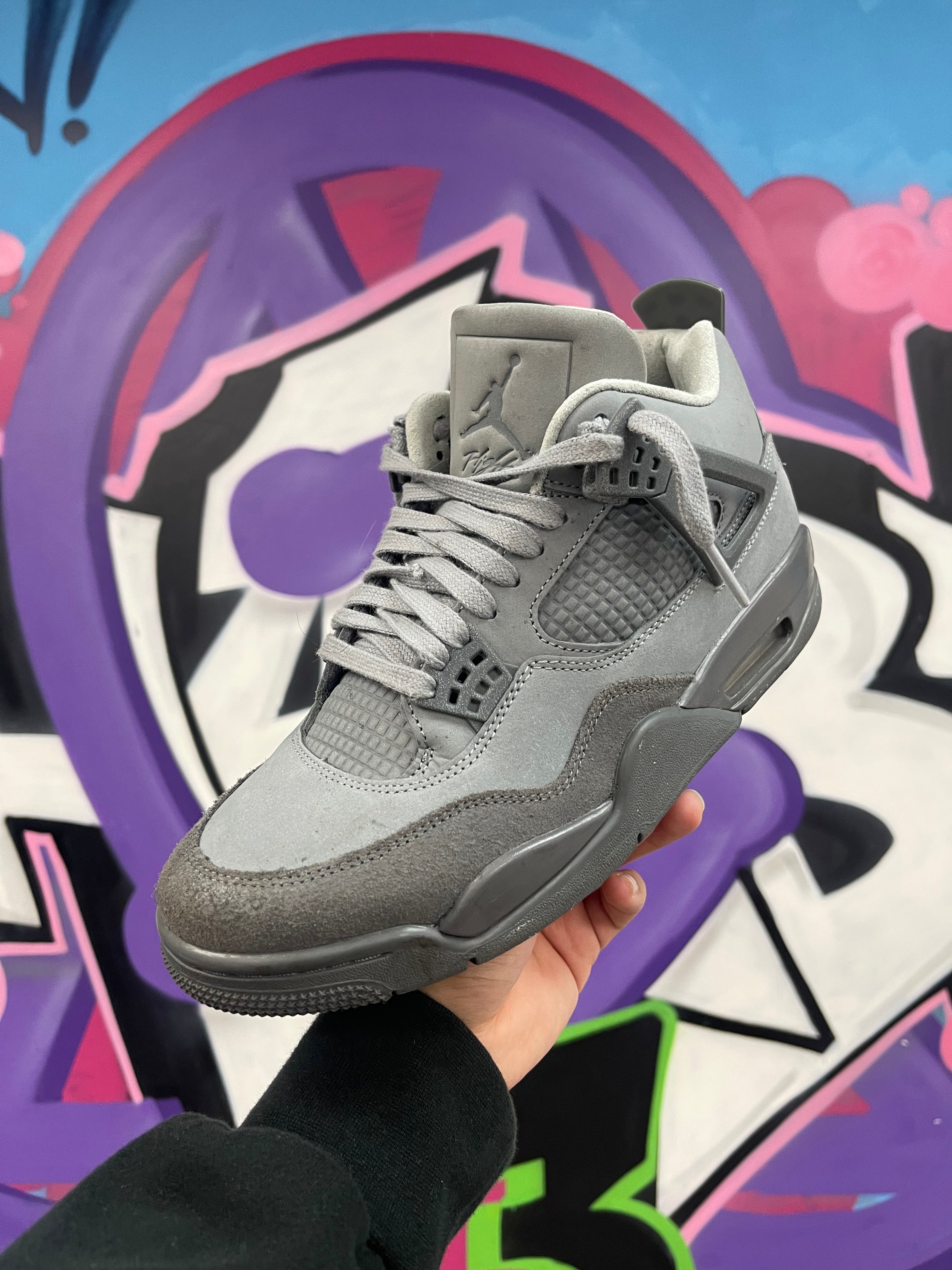 Jordan 4 Wet Cement Sneakers