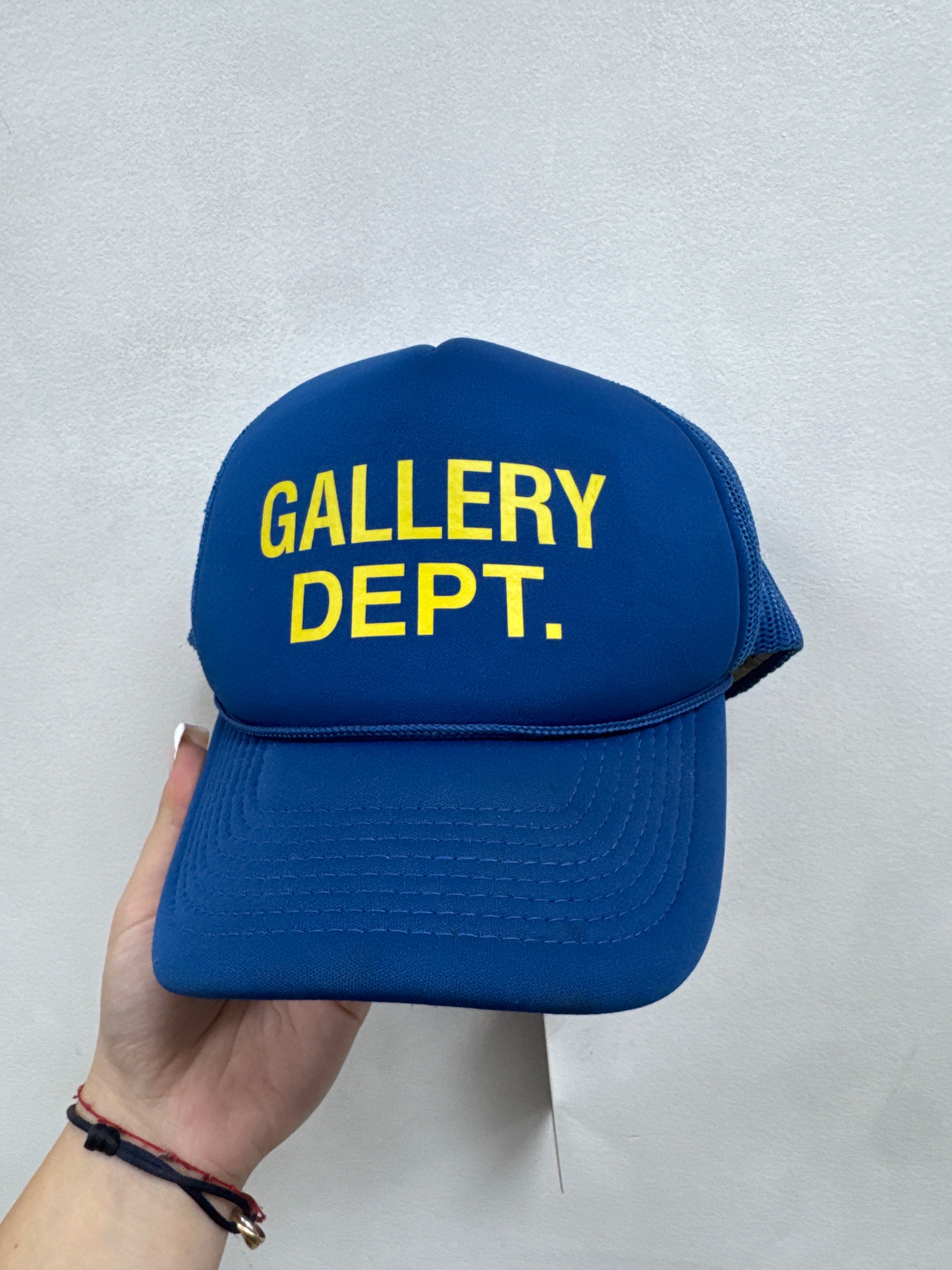 Gallery Dept Blue Yellow Trucker Cap