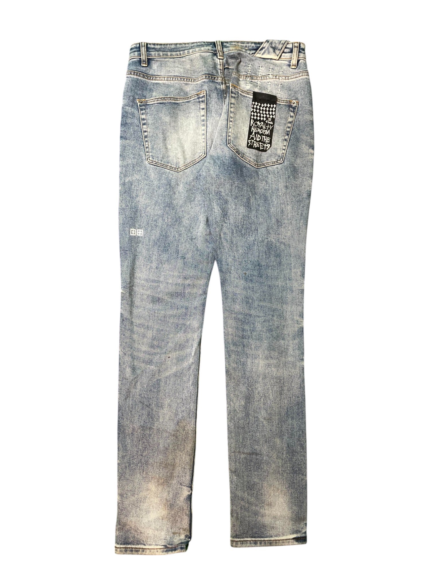 Ksubi "Van Winkle Half Way" Light Wash Blue Jeans