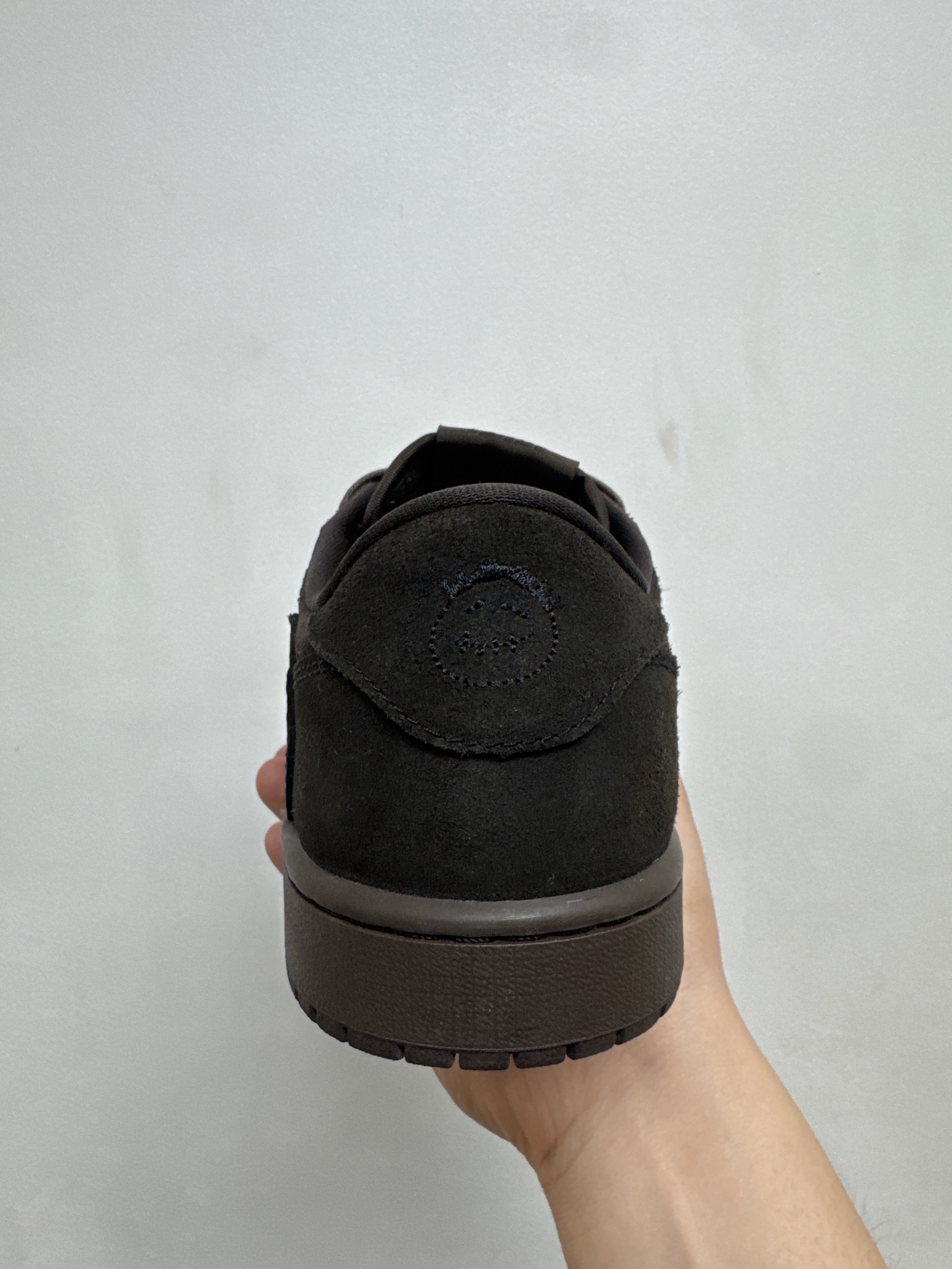 Jordan 1 Low Travis Scott Brown Velvet Sneakers