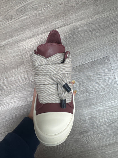 Rick Owens Jumbo Lace Low Rosewood Milk