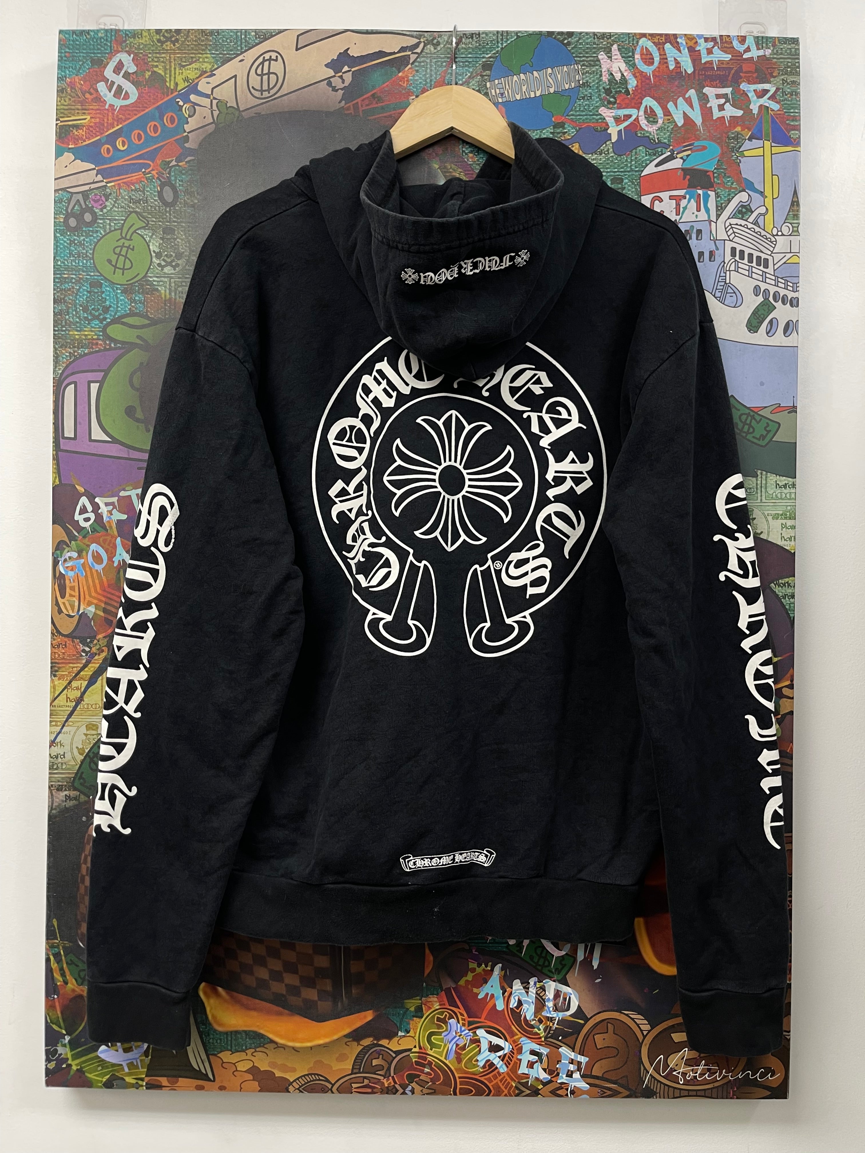 Chrome Hearts Black Plus Monogram Zip Up