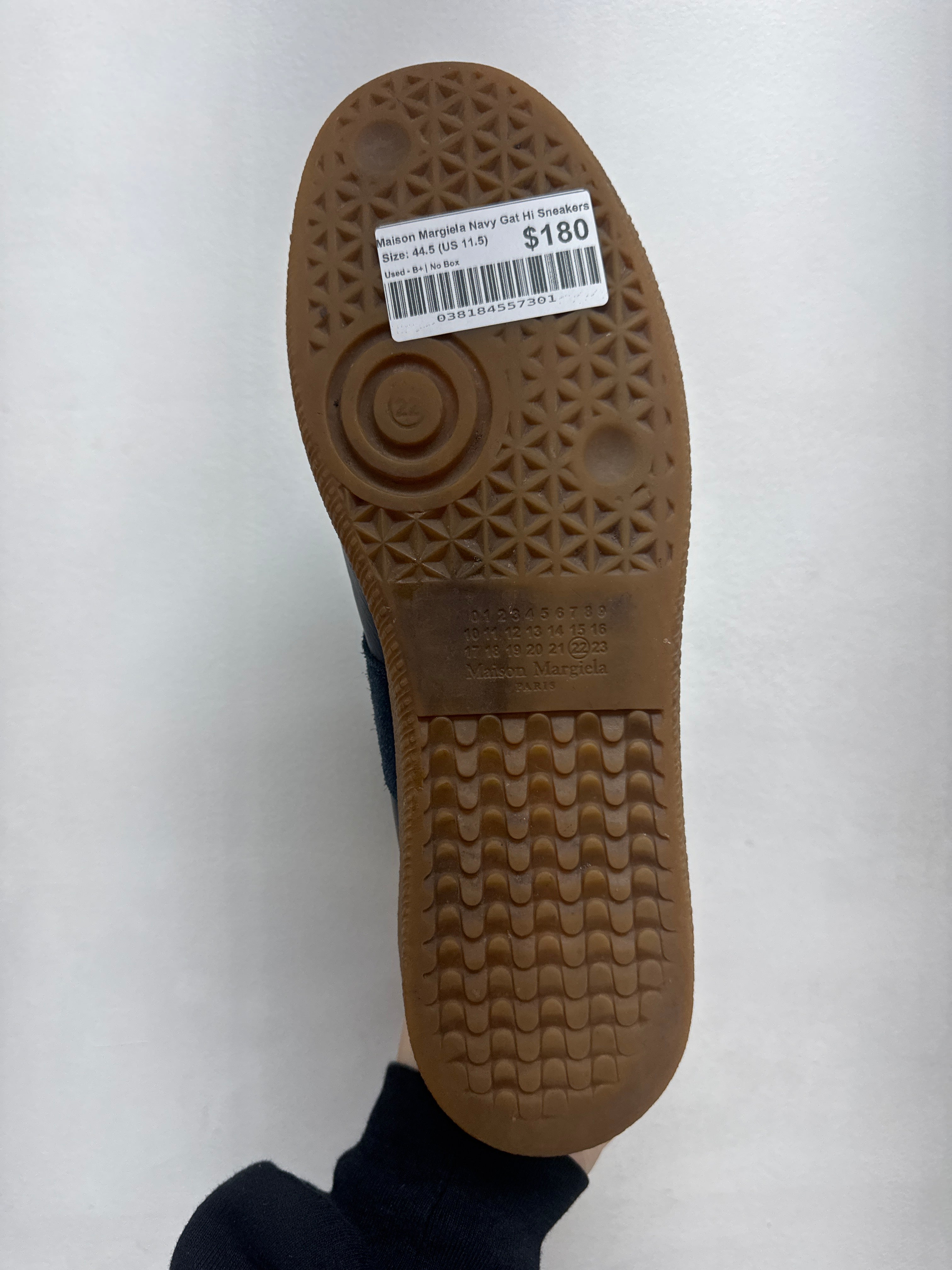 Maison Margiela Navy Gat Hi Sneakers