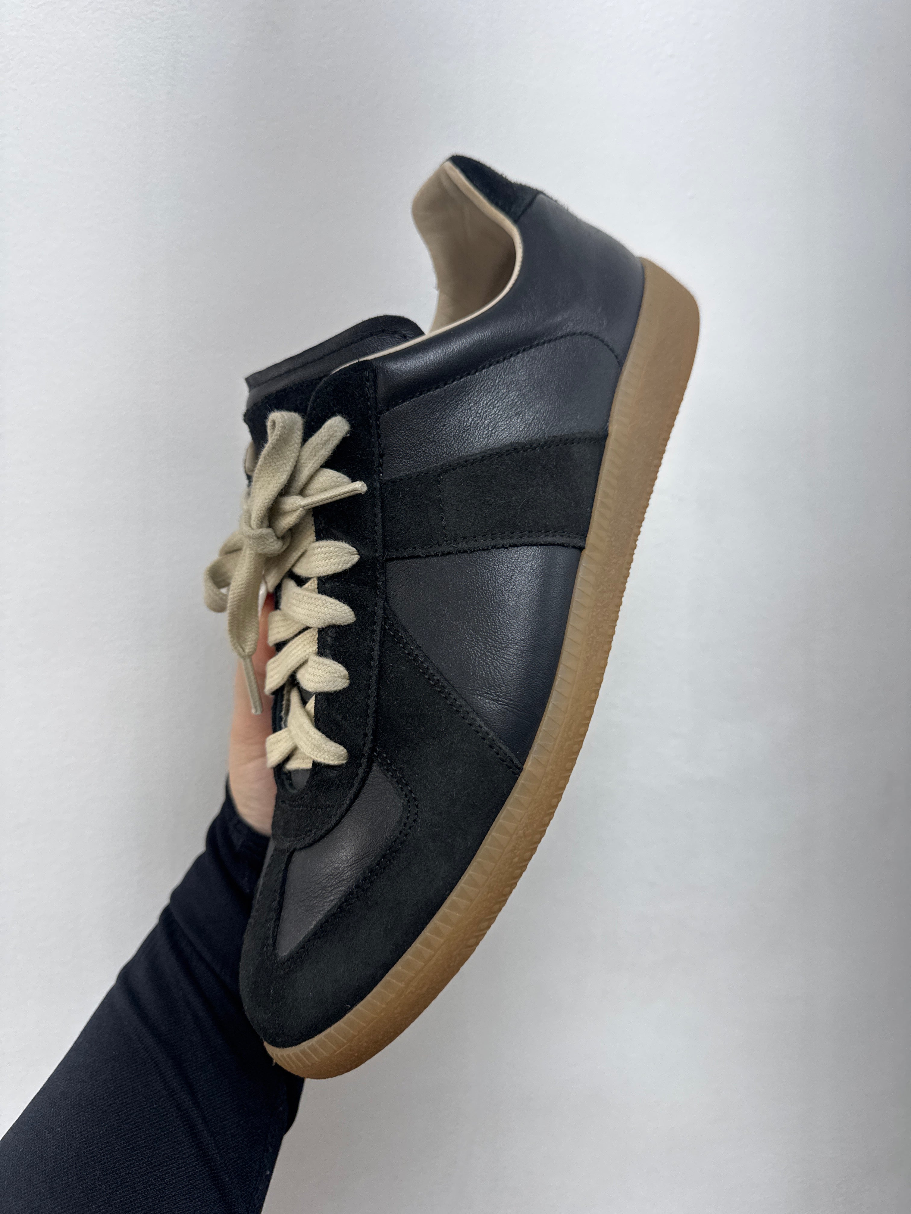 Maison Margiela Black Gum Replica Sneakers