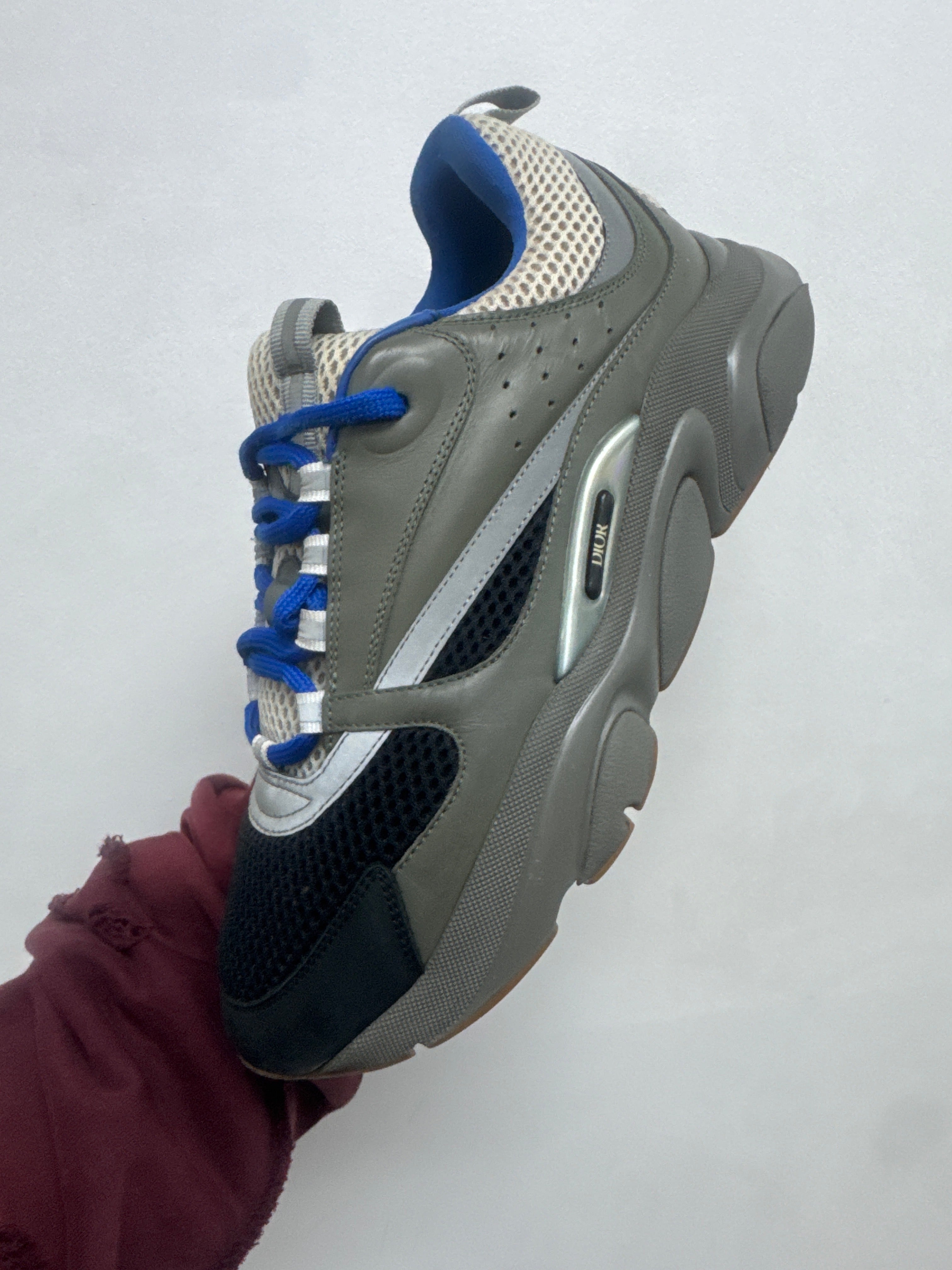 Dior Olive Blue B22 Sneakers