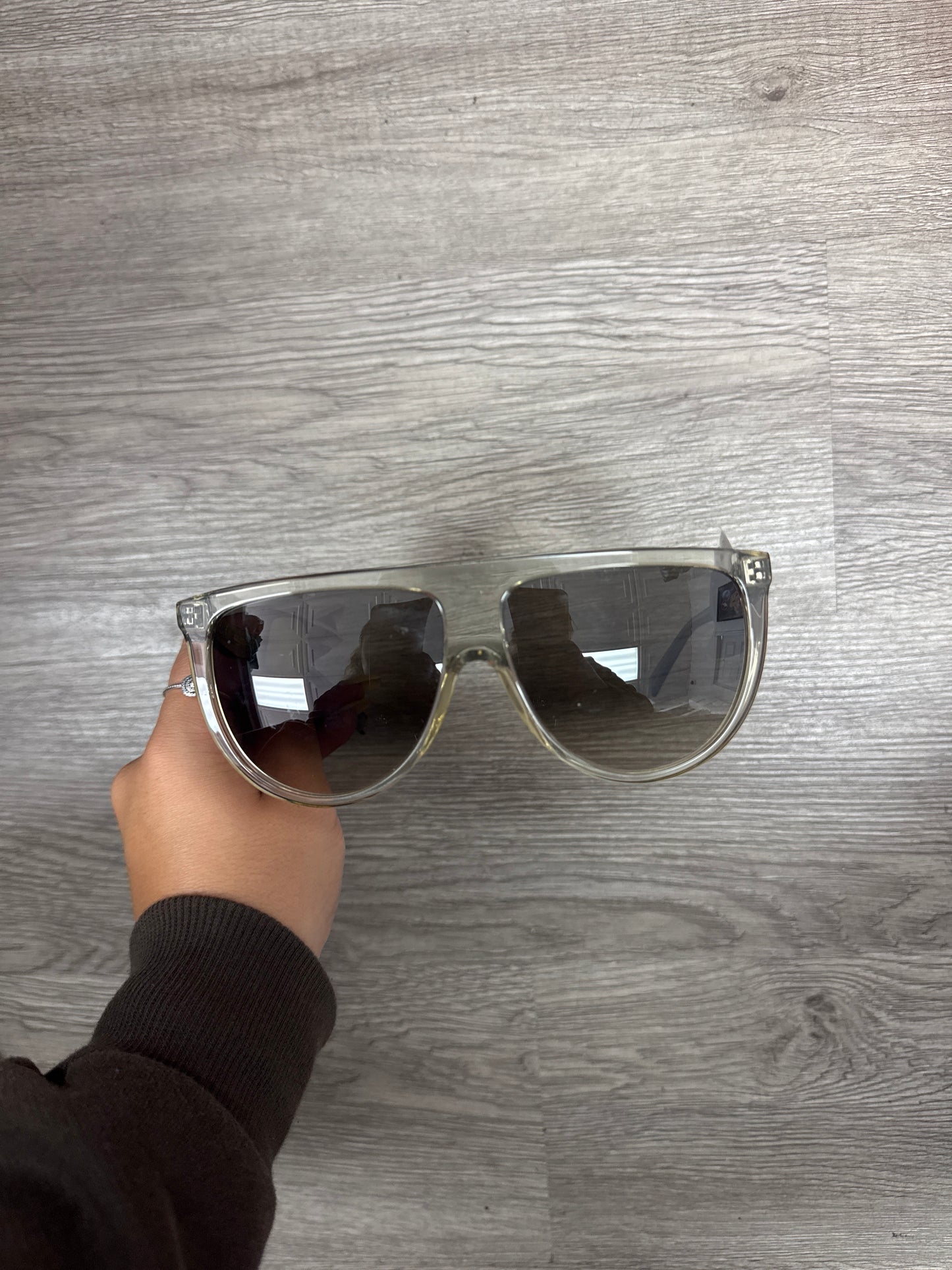 Celine glasses Clear Used With Box