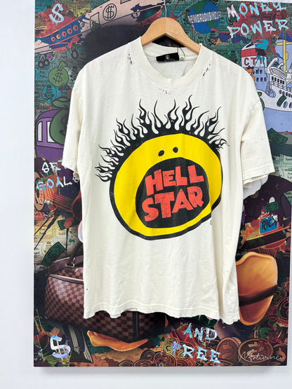 Hellstar Slime Tee New Large In Plastic