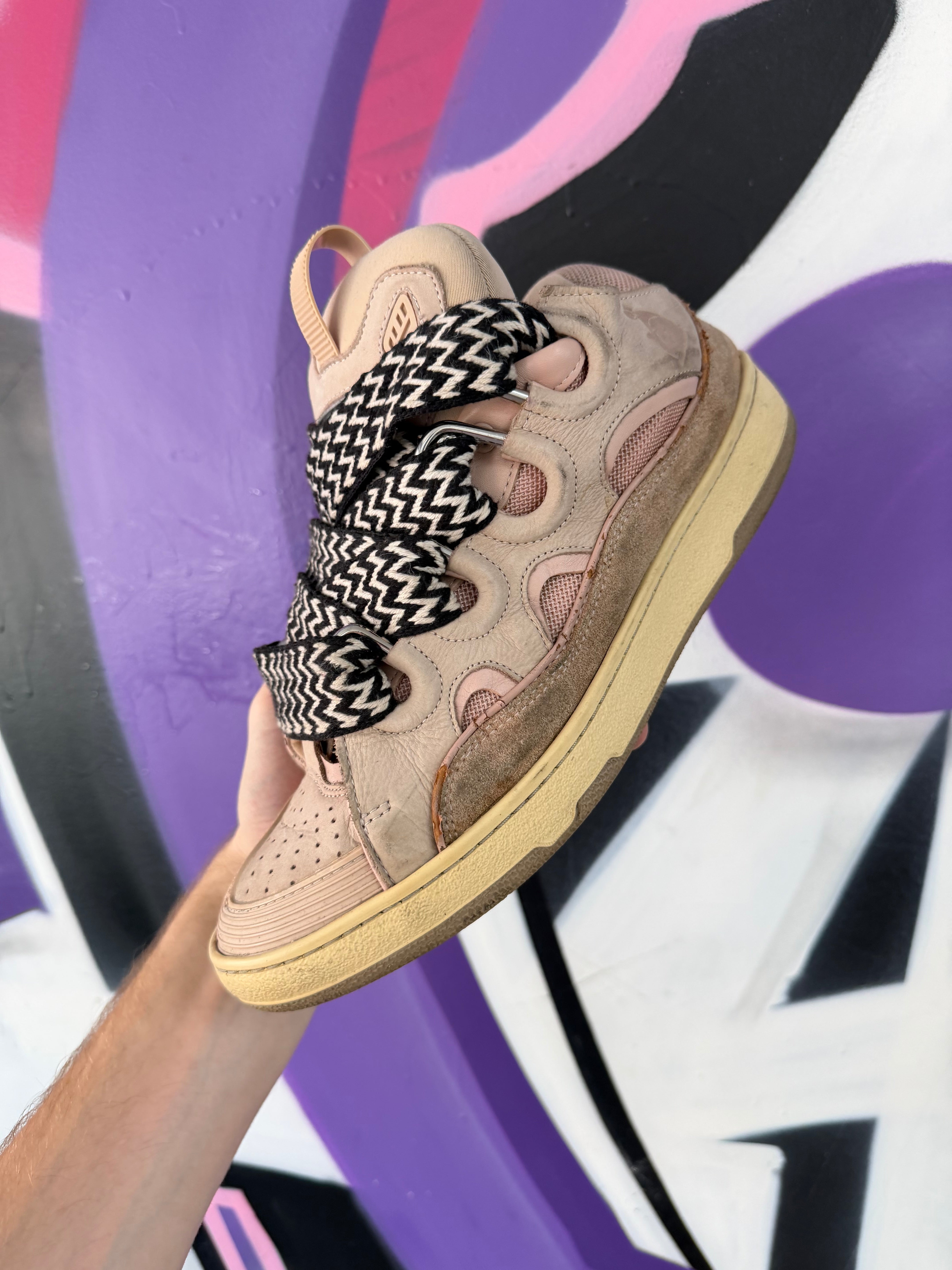 Lanvin Blush Pink Sneakers