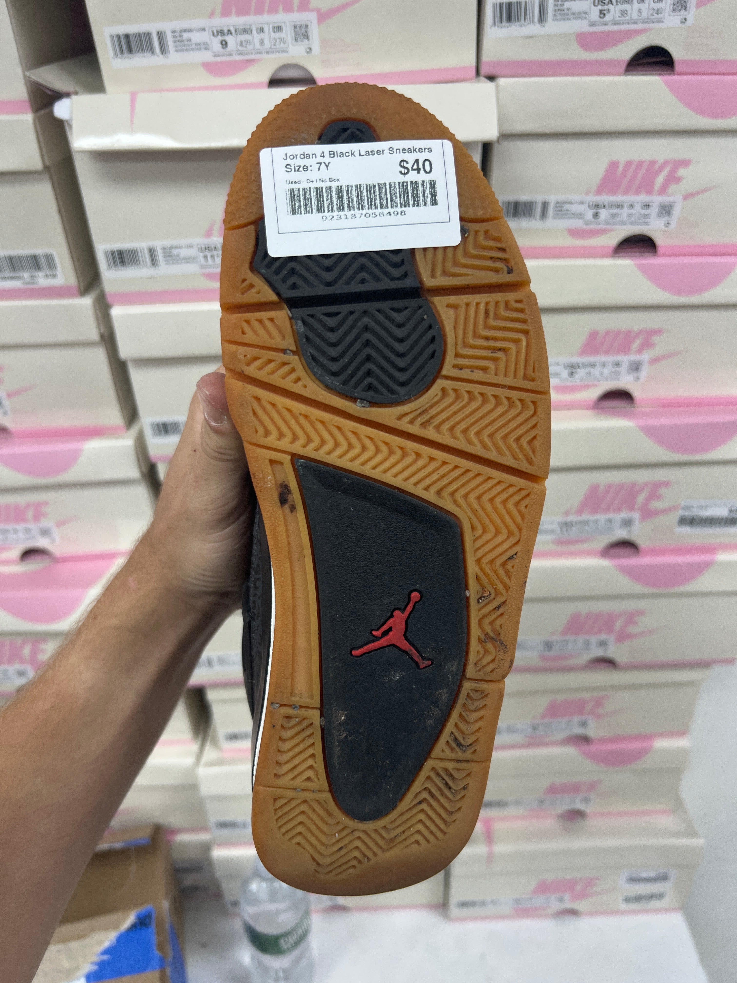 Jordan 4 Black Laser Sneakers