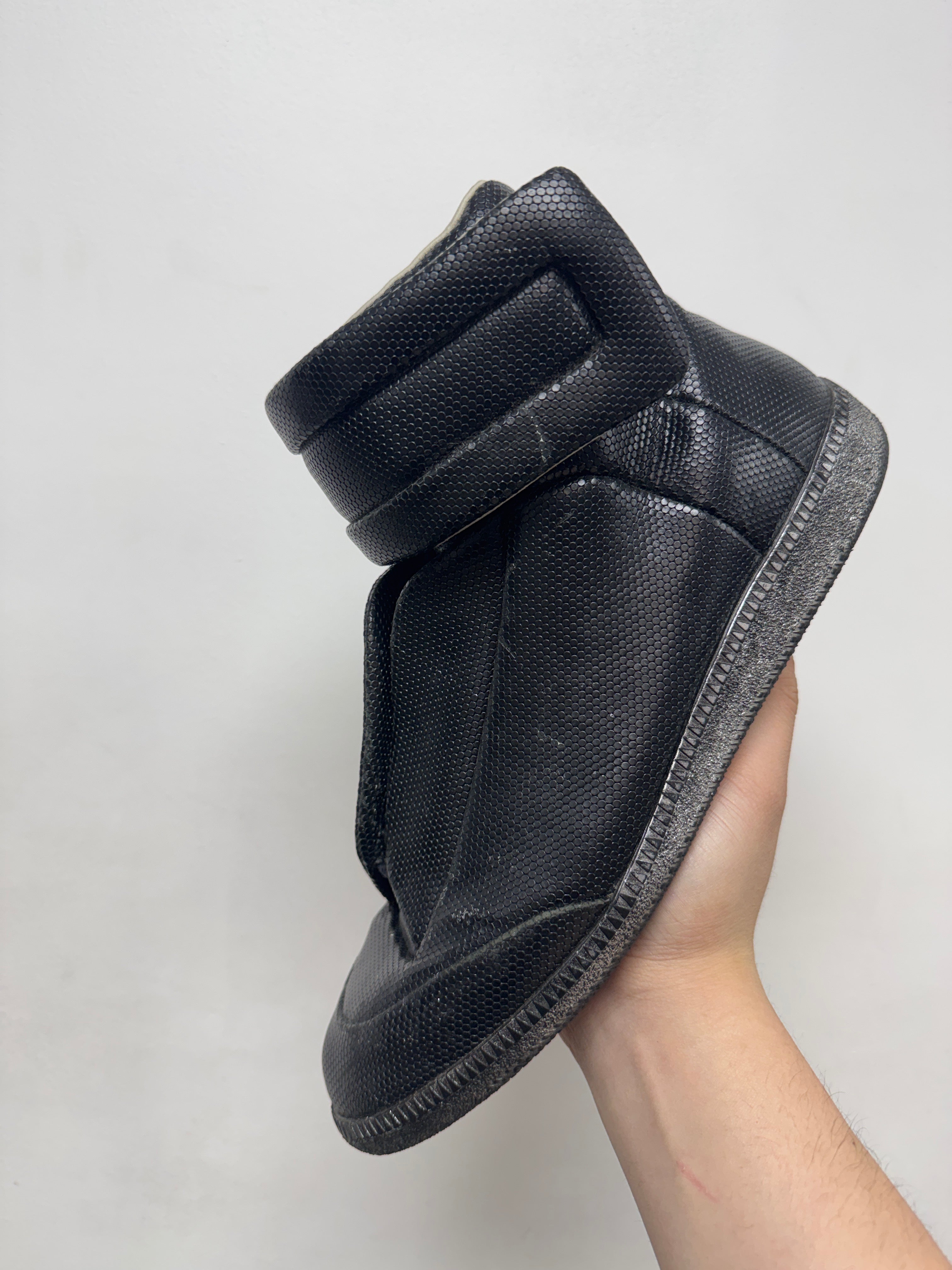 Maison Margiela Black Silver Future High Sneakers