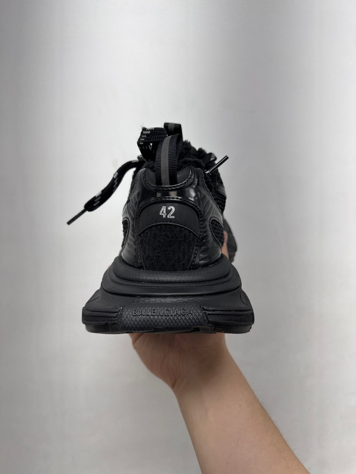 Balenciaga Spiked 3XL Black Sneakers