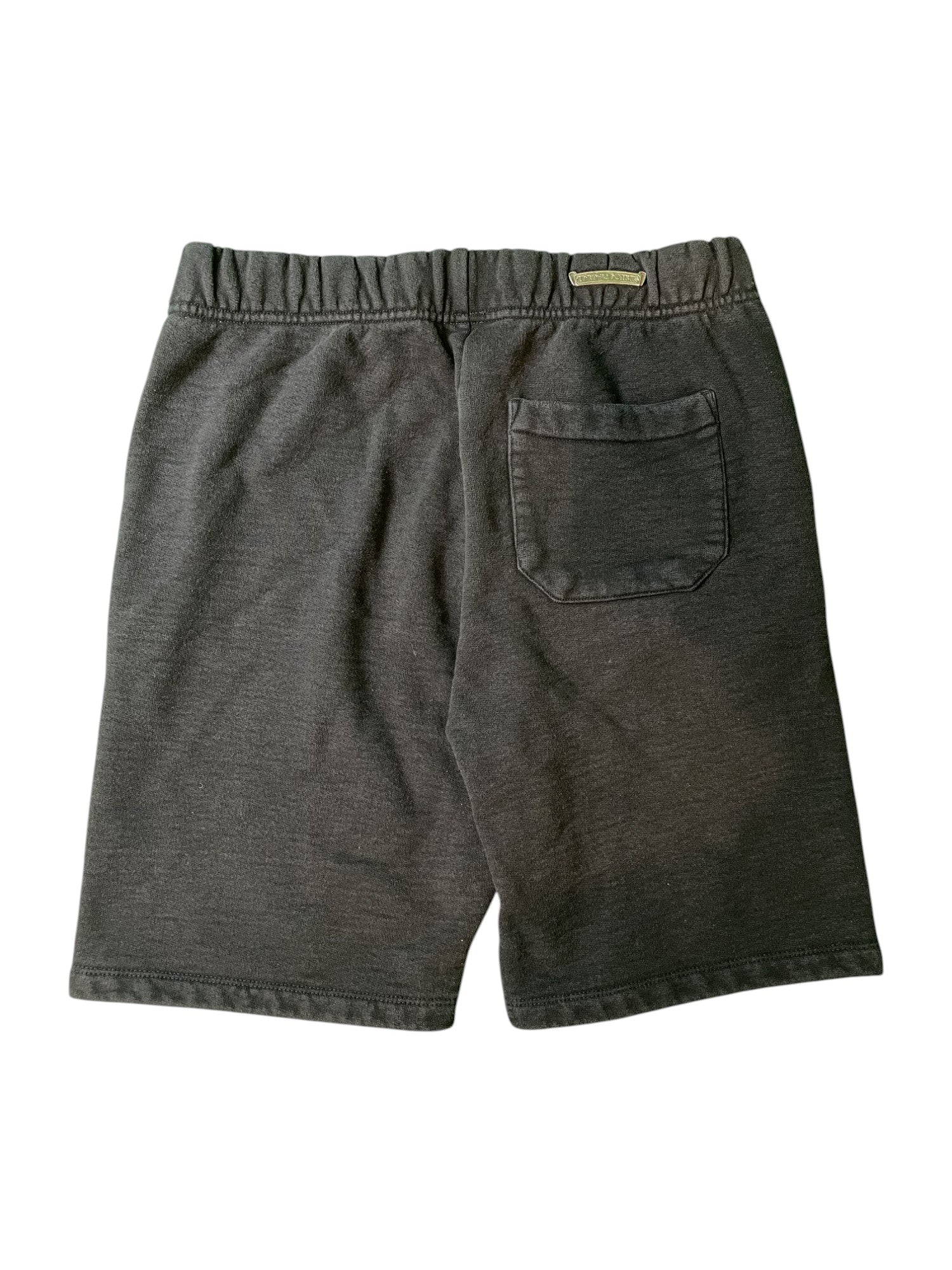 Chrome Hearts "White Triple Cross" Black Shorts