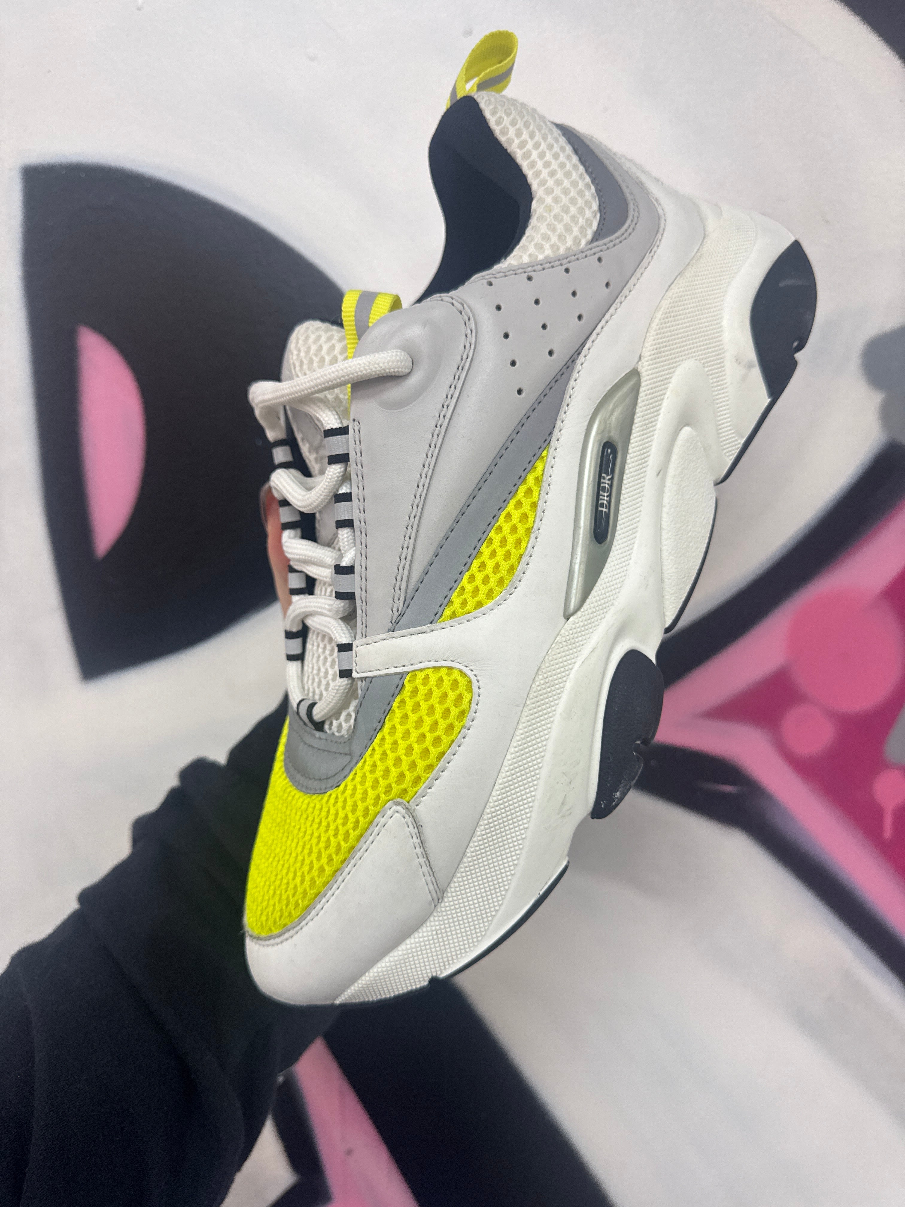 Dior B22 White Lime Used 11 No Box