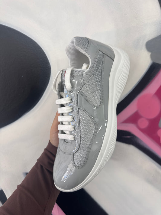 Prada Cup Grey Sneakers