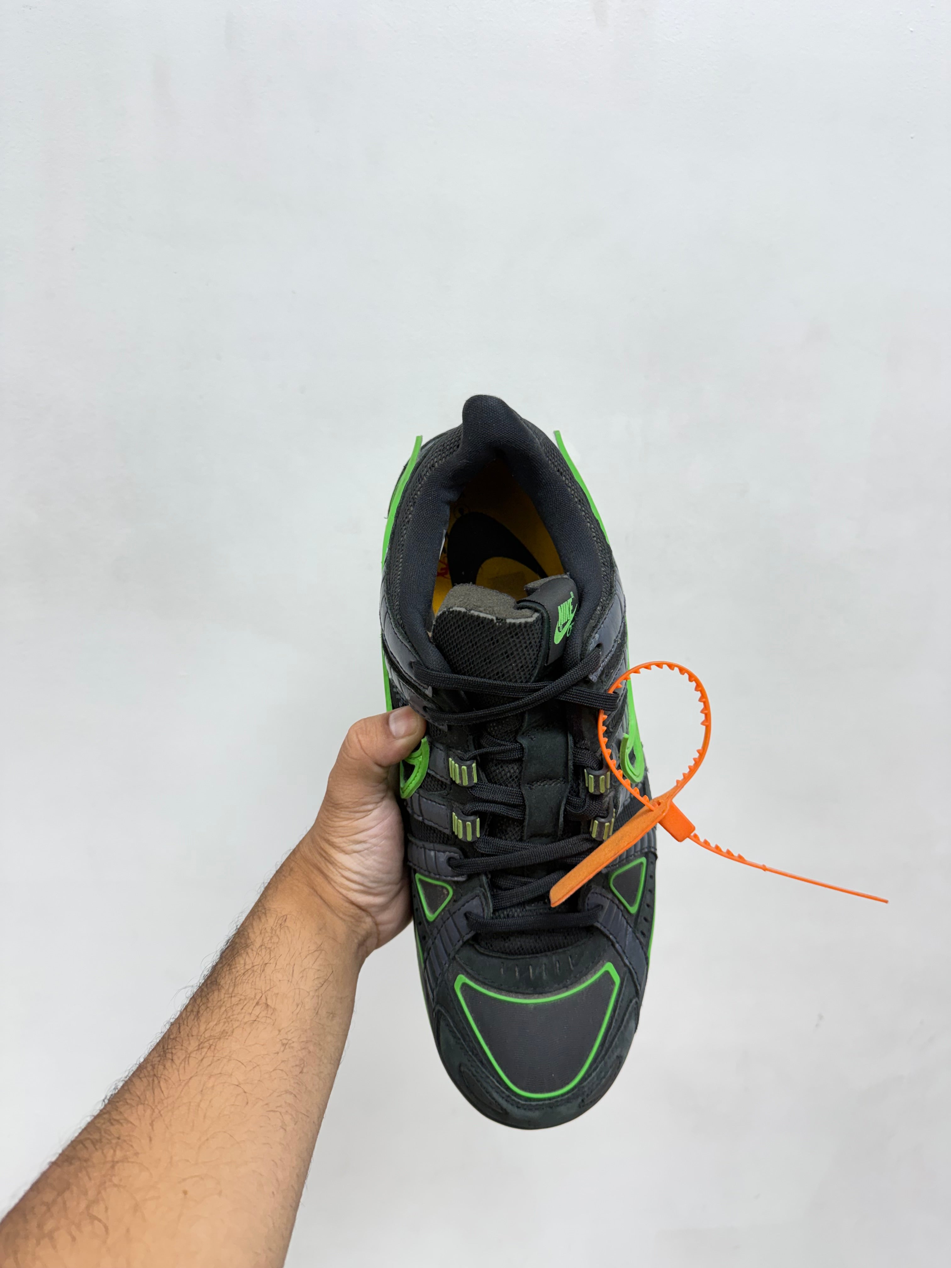 Nike x Off-White Rubber Dunk Green Strike Sneakers