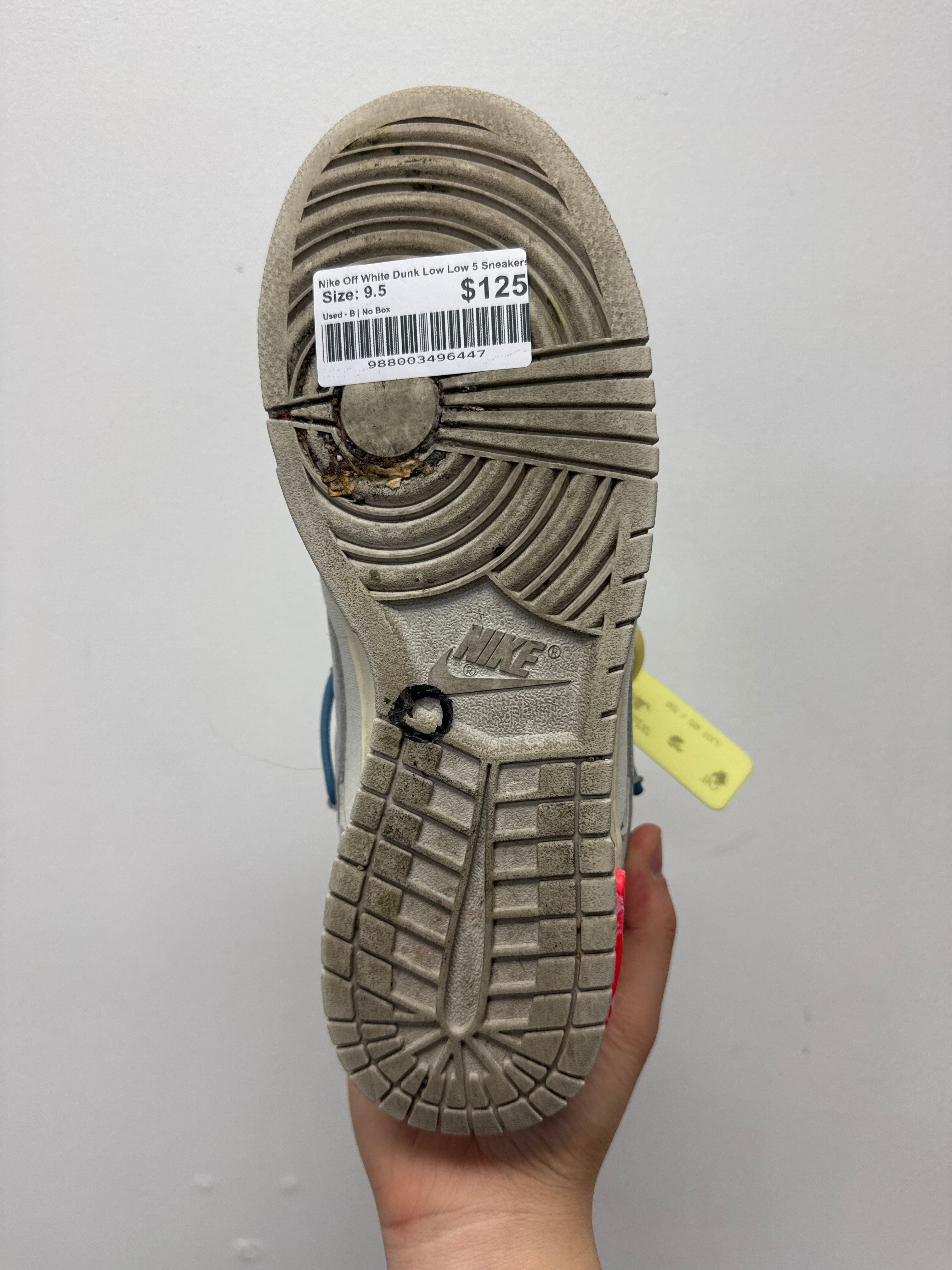 Nike Off White Dunk Low Low 5 Sneakers