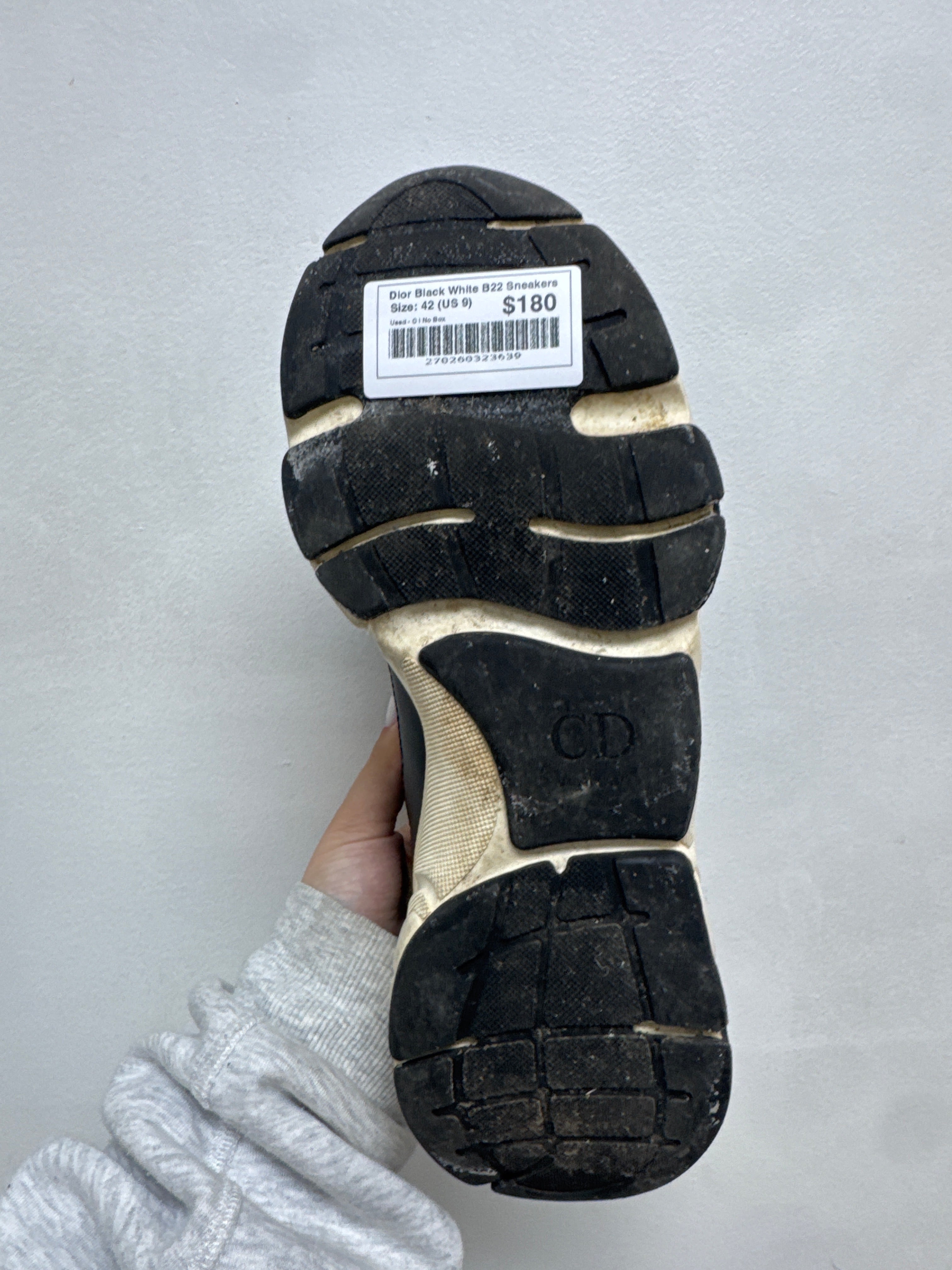 Dior Black White B22 Sneakers