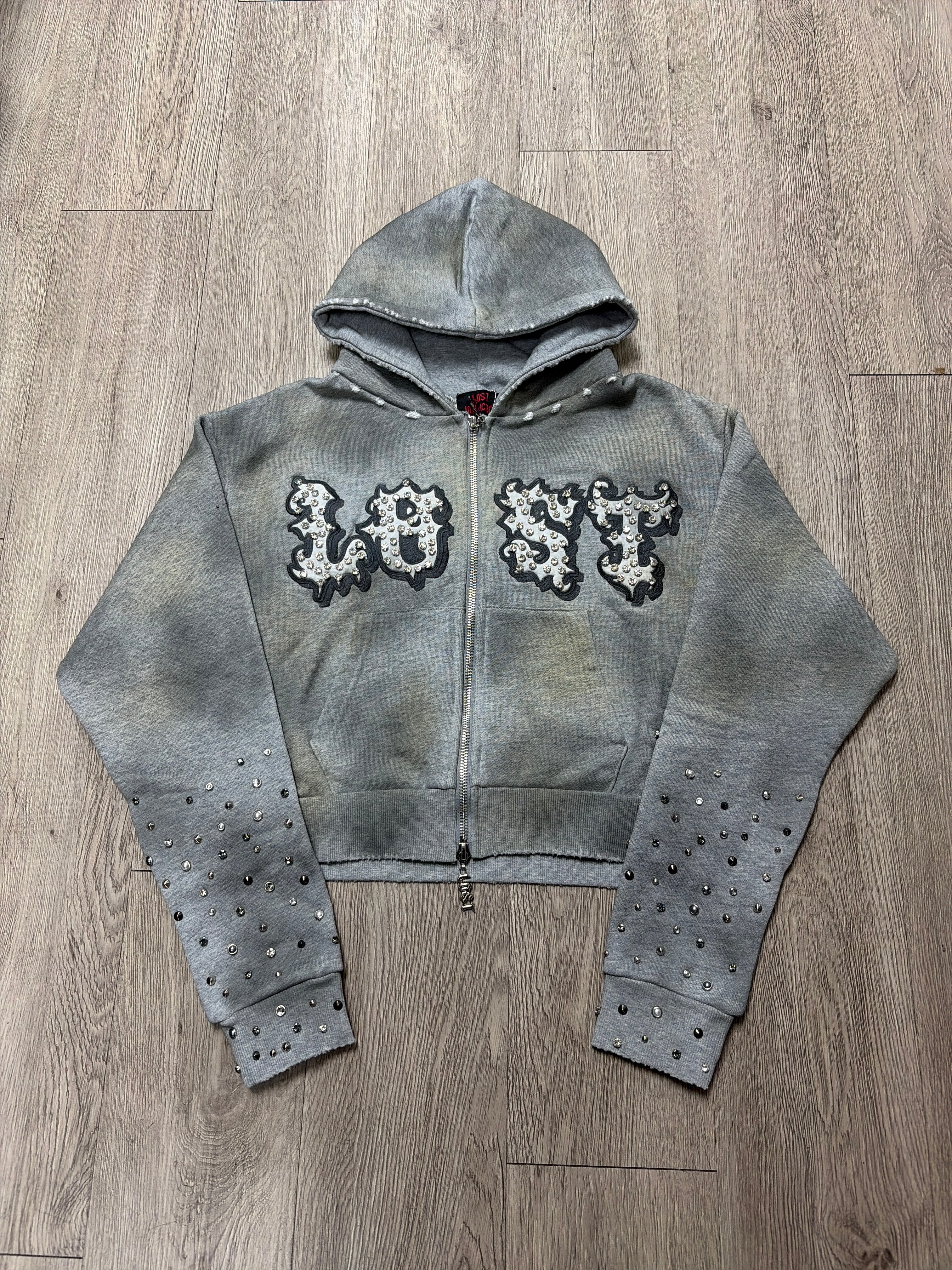 Lost Intricacy 'Patch 2.0' Grey Hoodie (Womens's)
