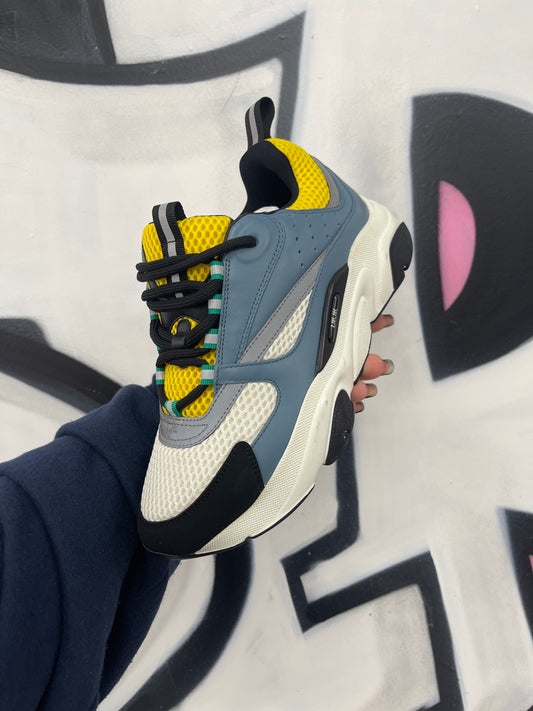 Dior B22 Teal Yellow New 39 With Box