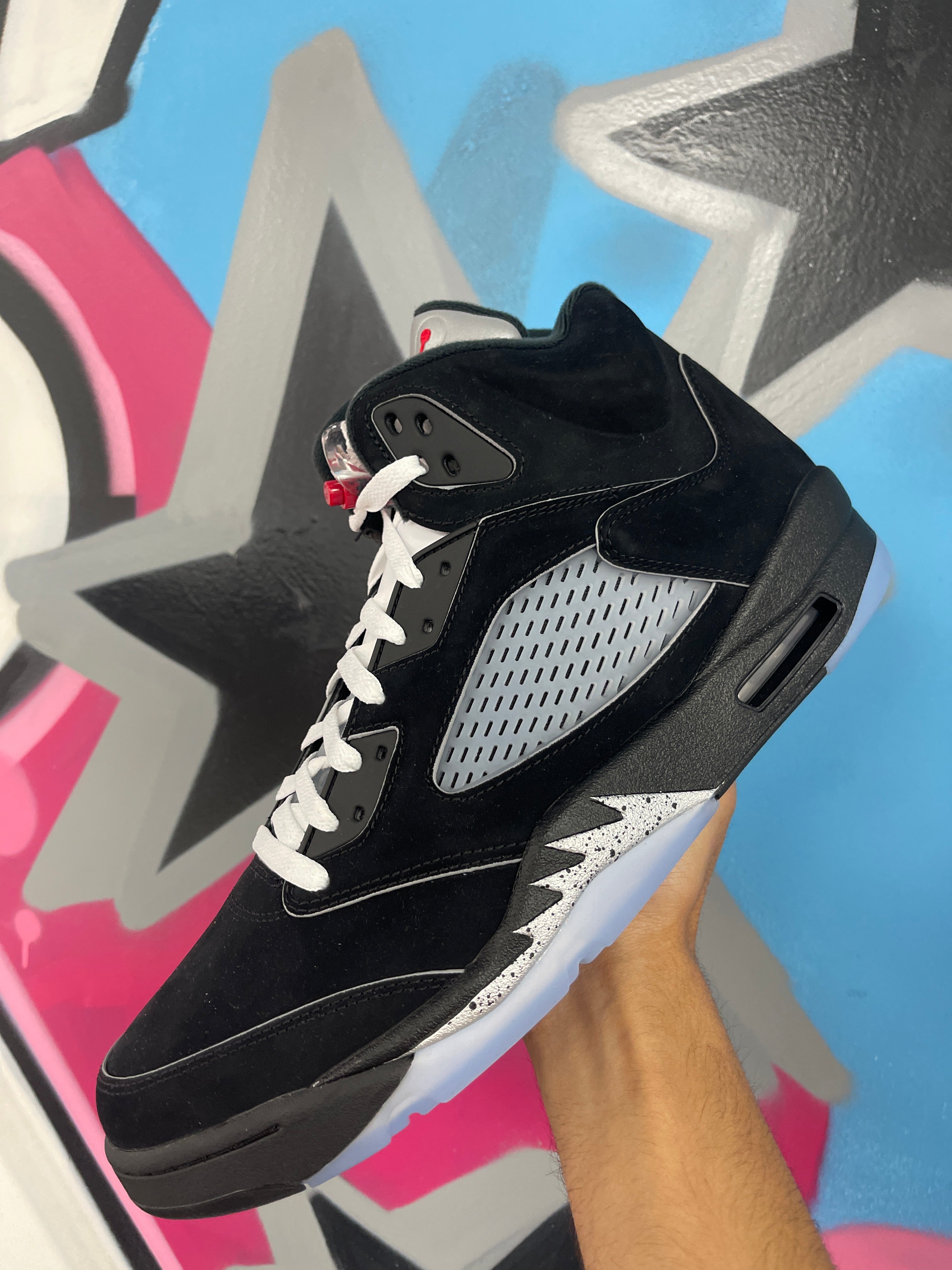 Jordan 5 Black Metallic New 13 With Box