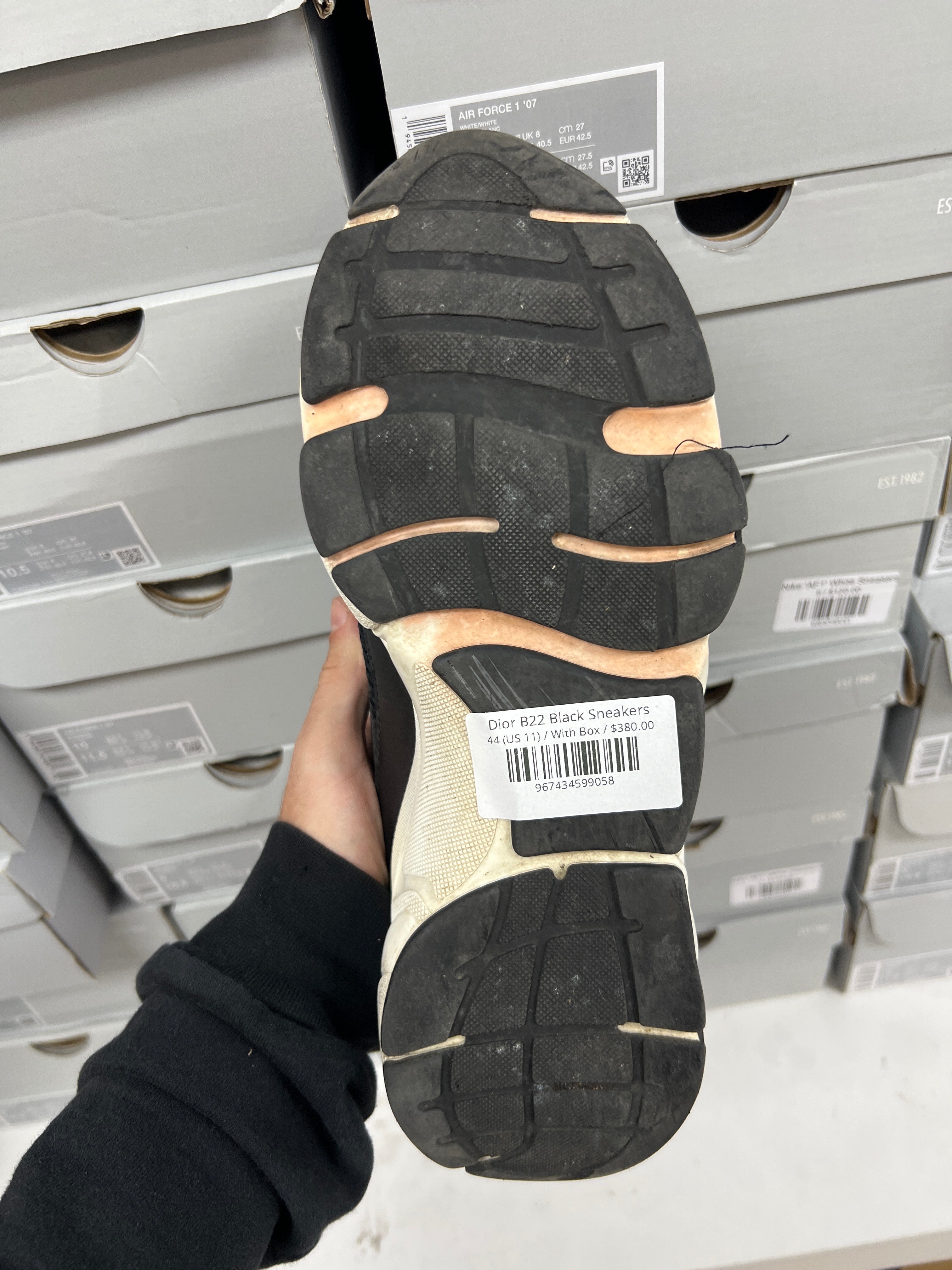 Dior B22 Black Sneakers