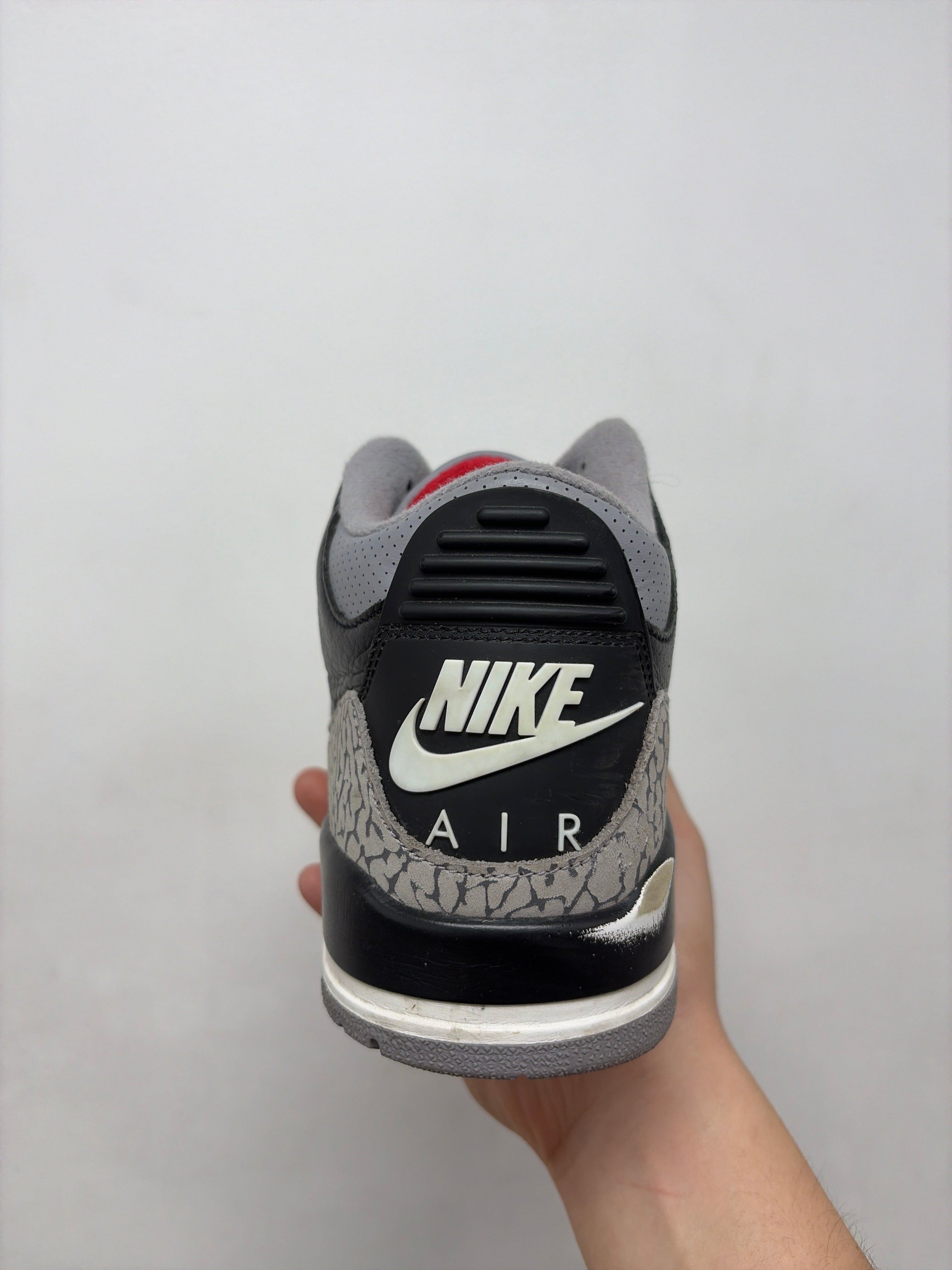 Jordan 3 Black Cement Sneakers