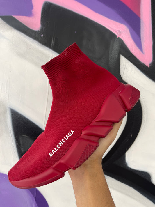 Balenciaga Red Socks  Used No Box