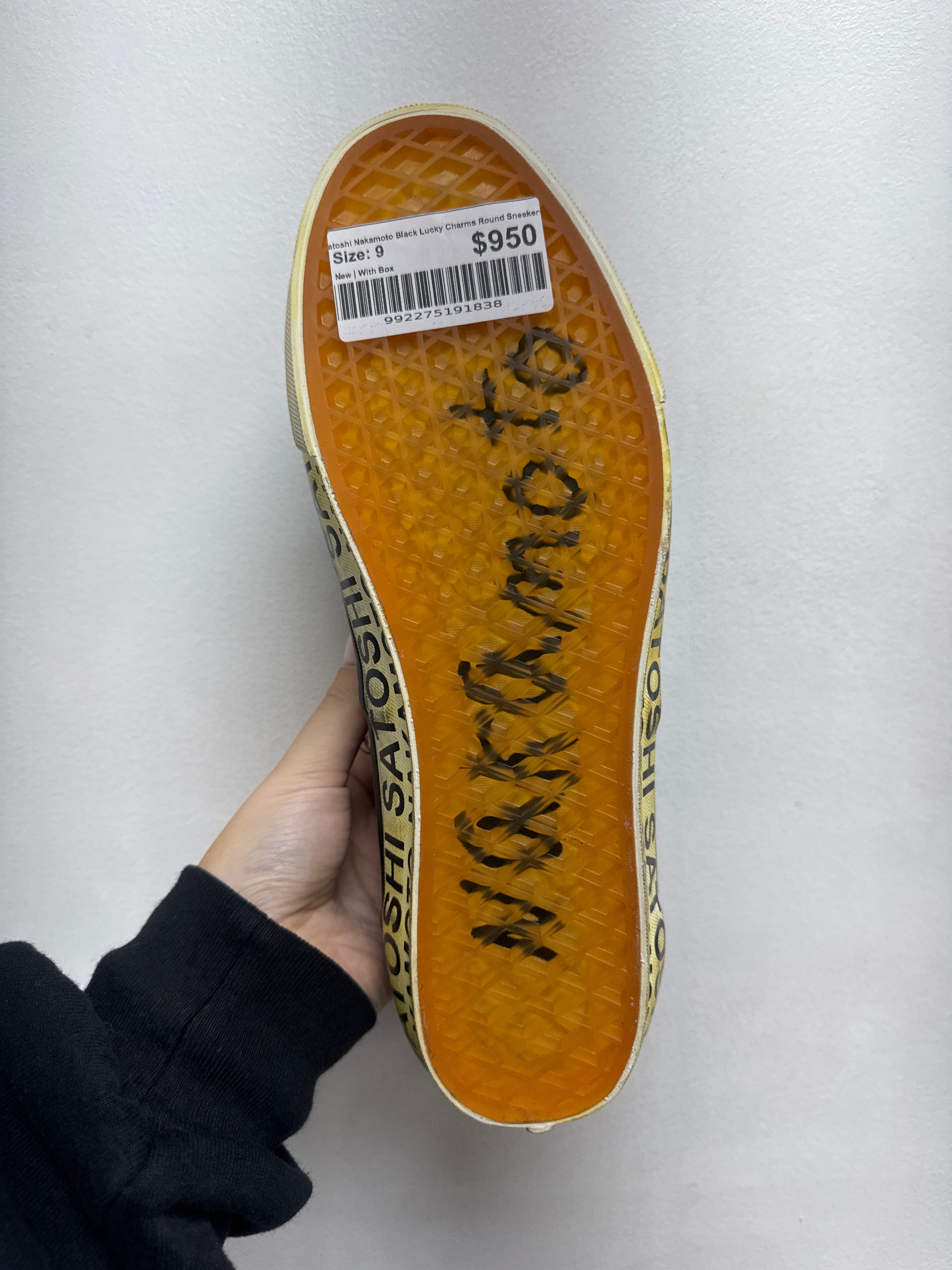 Satoshi Nakamoto Black Lucky Charms Round Sneakers