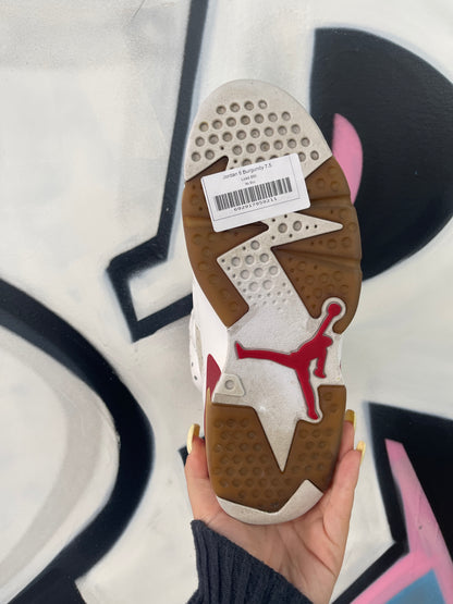 Jordan 6 Burgundy Used No Box