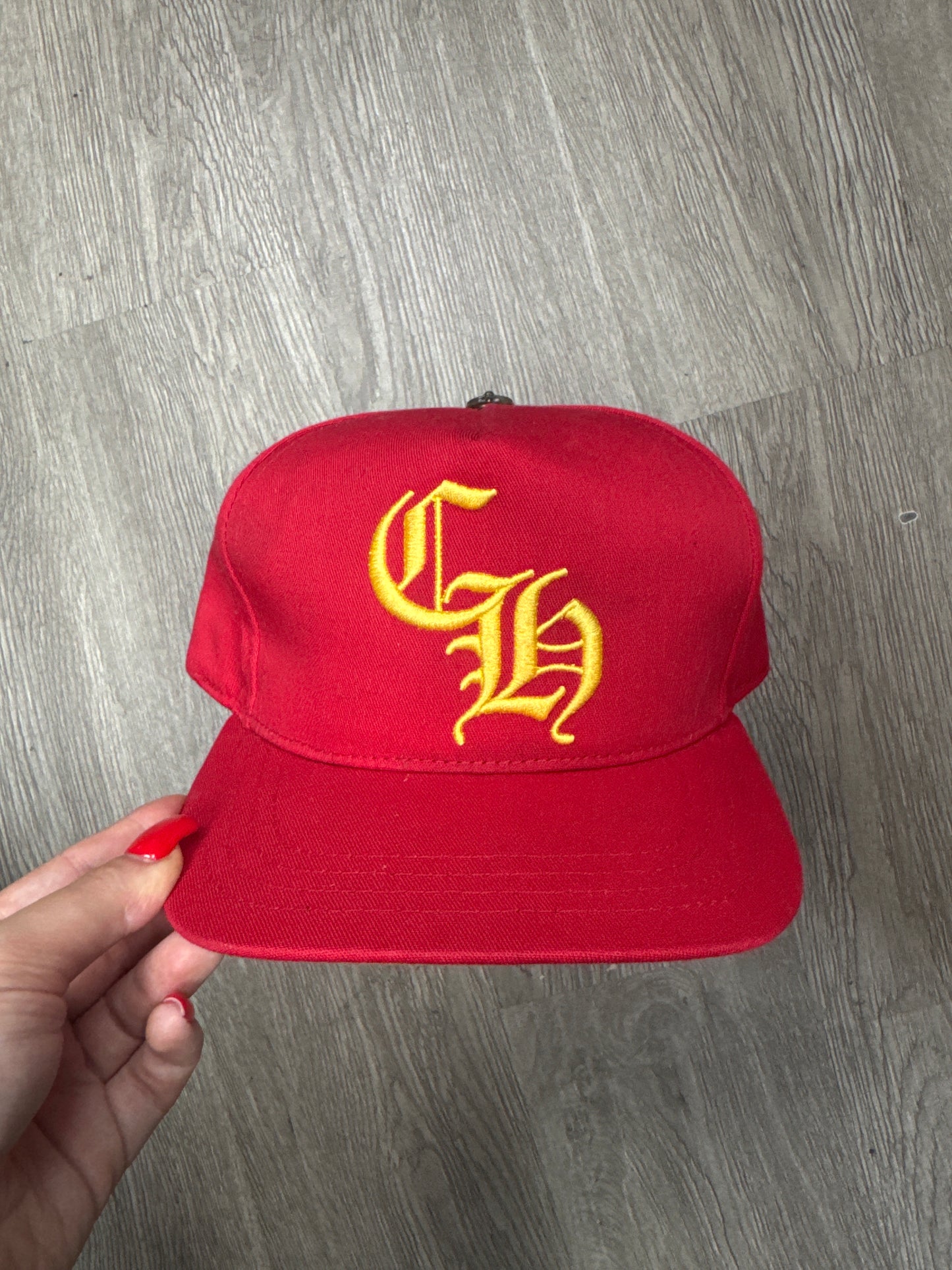 Chrome Hearts CH Red Yellow Cap
