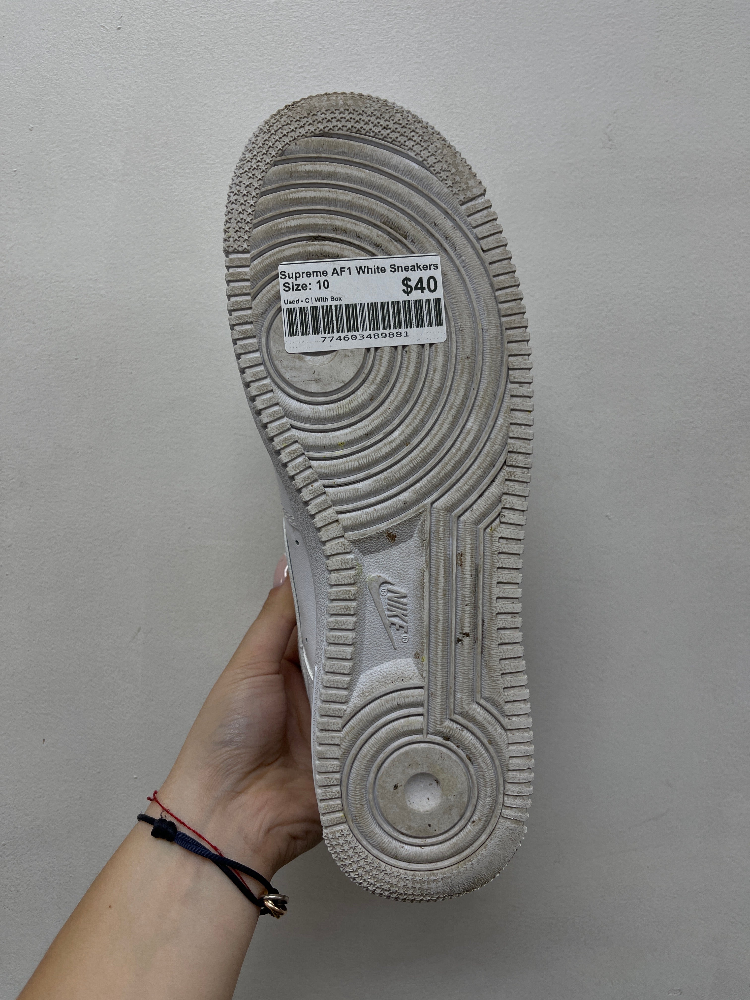 Supreme AF1 White Sneakers