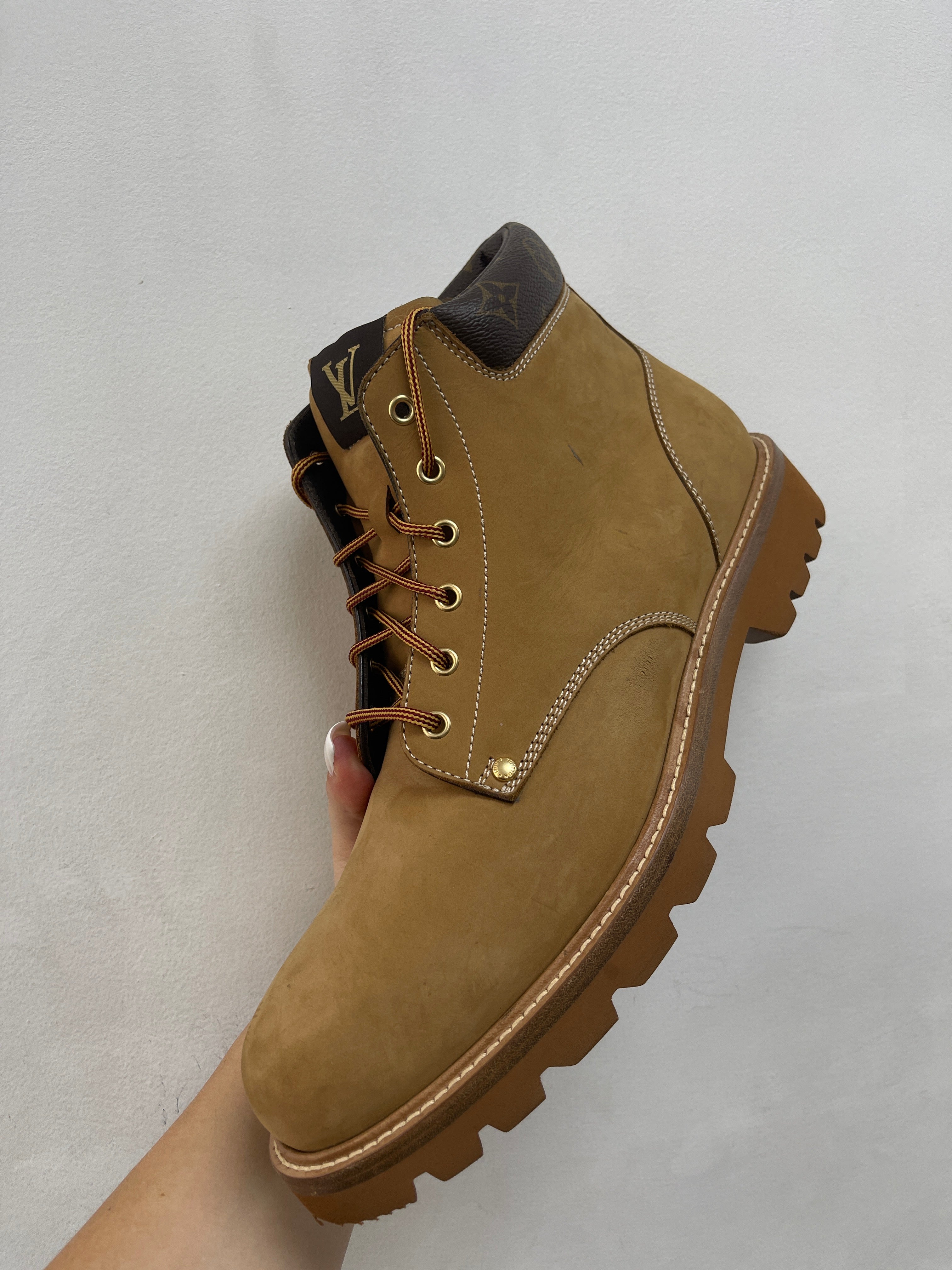 Louis Vuitton Wheat Ankle Monogram Boots
