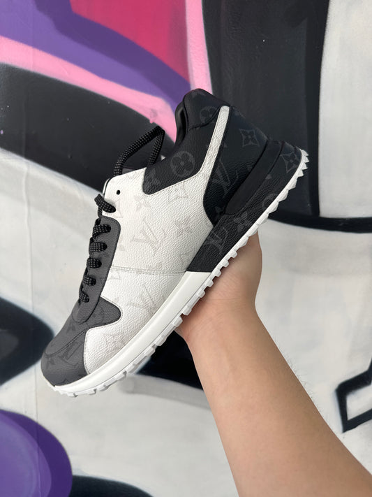 LV Runaway Sneaker White Black (8.5LV) Lightly Worn With Box