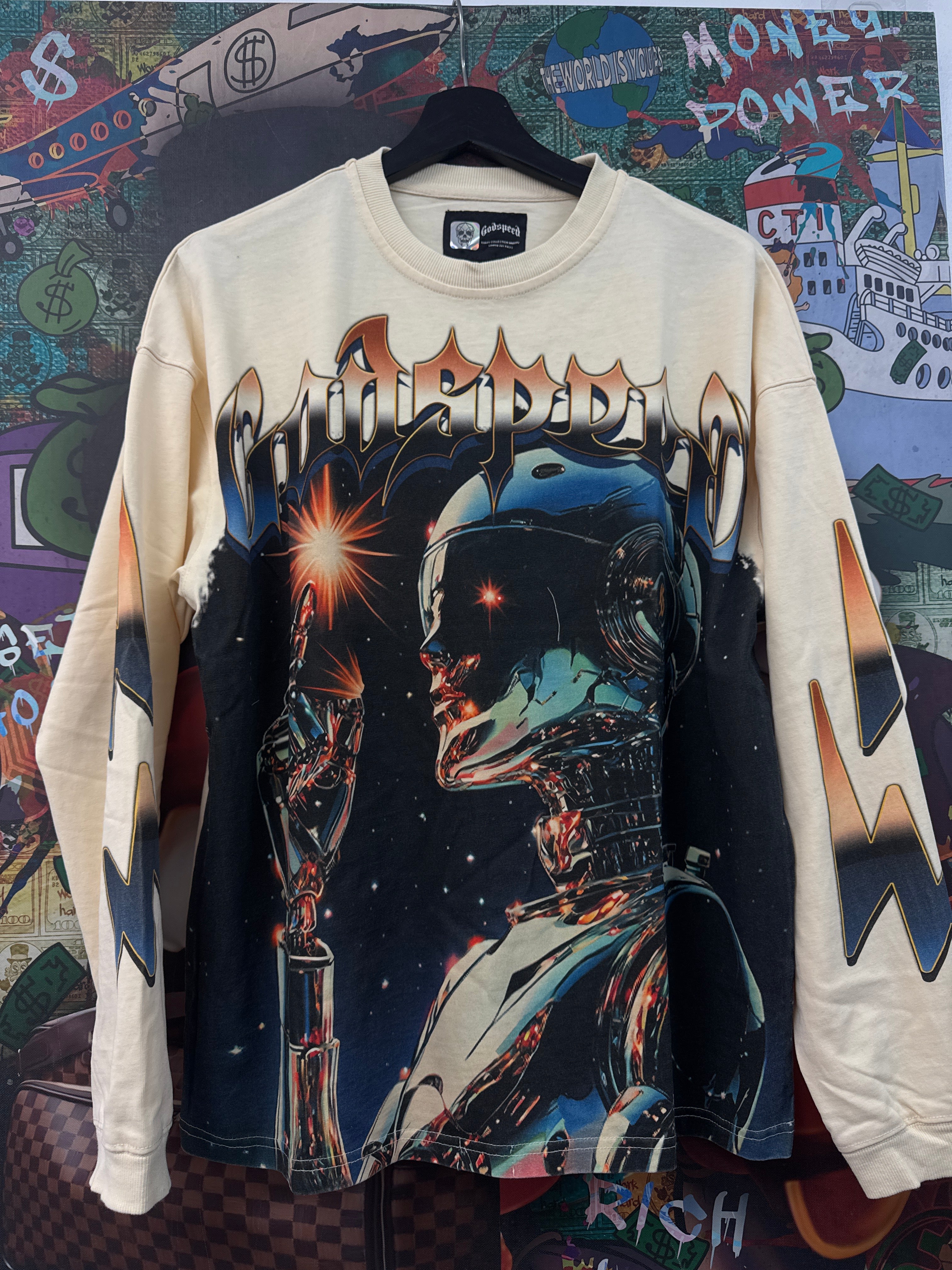 Godspeed 'Sputnik' Bone LS Tee