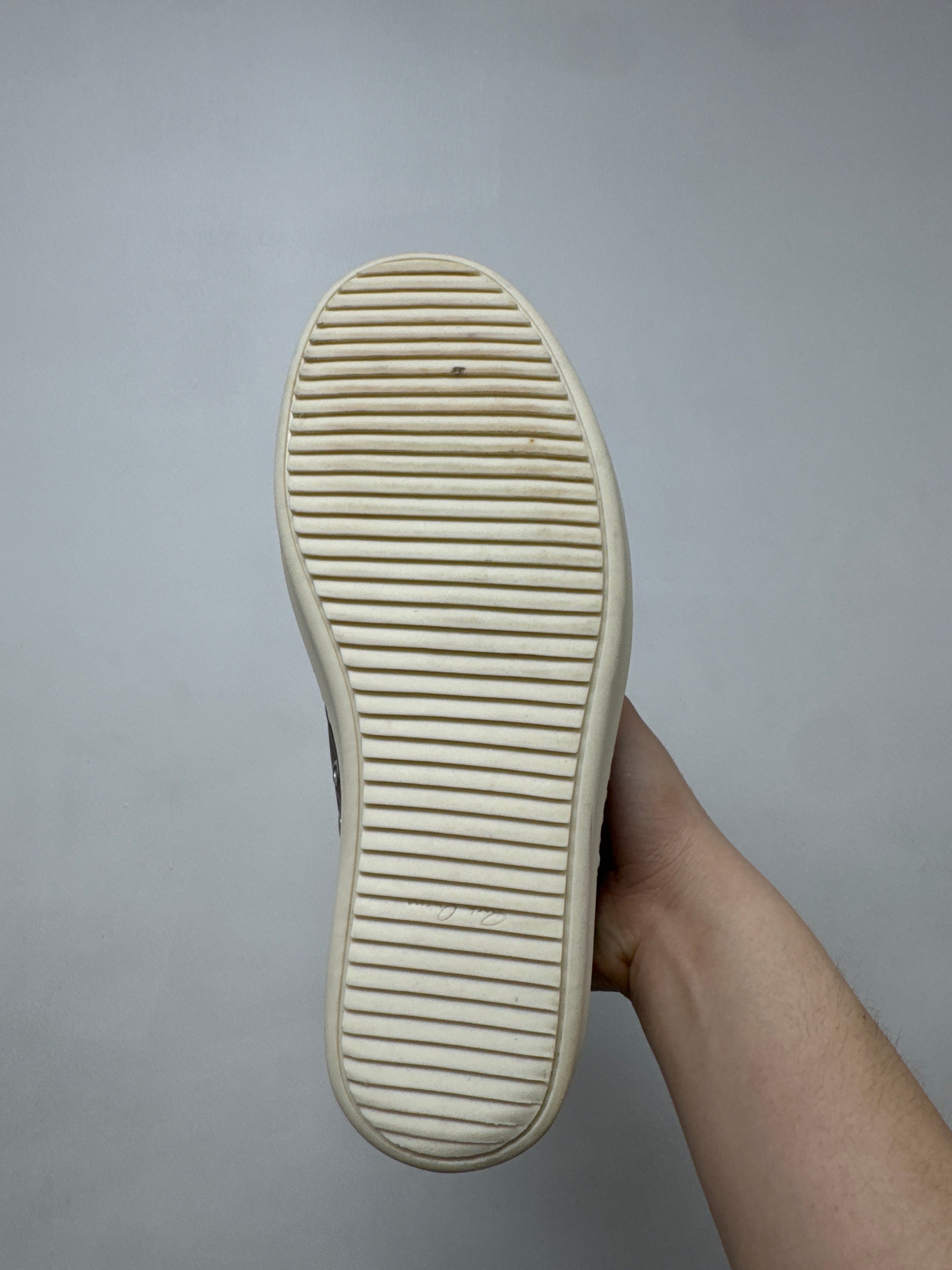 Rick Owens Ramone Low Flesh Milk Sneakers
