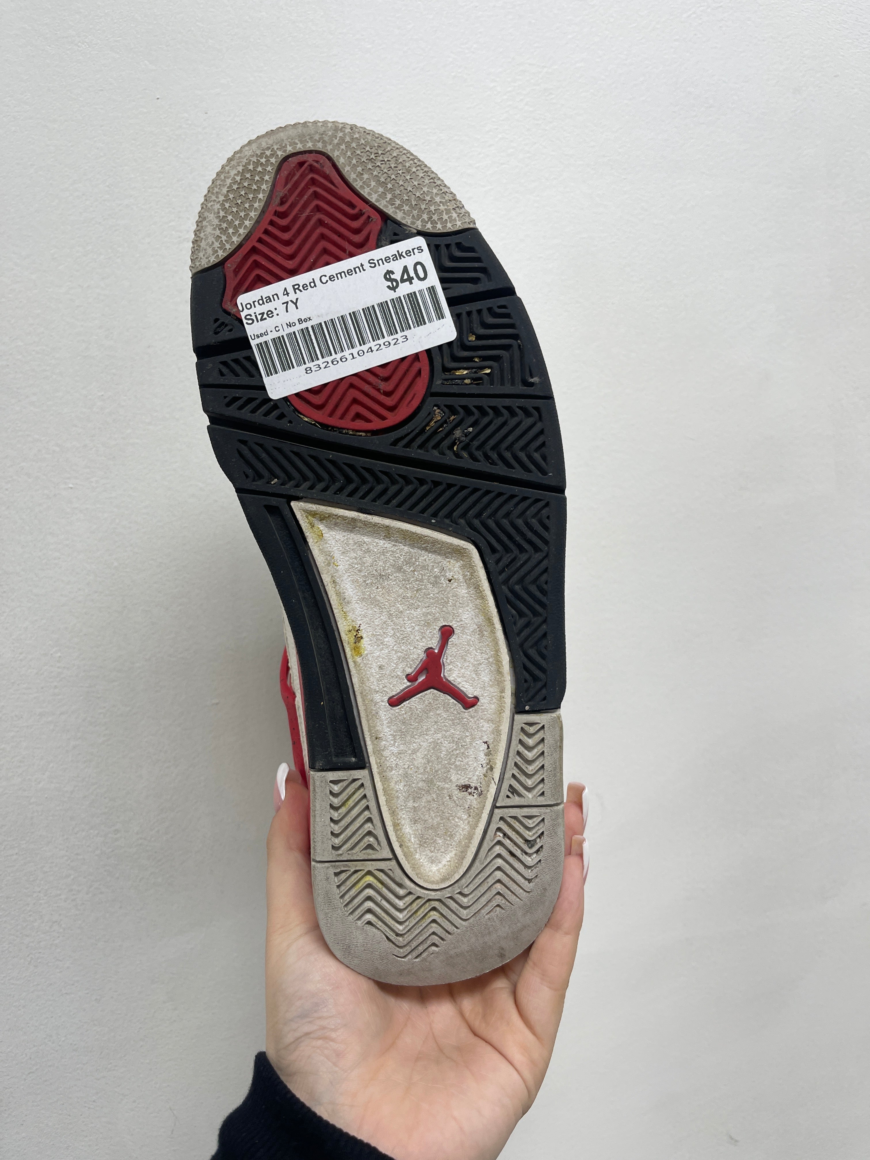 Jordan 4 Red Cement Sneakers