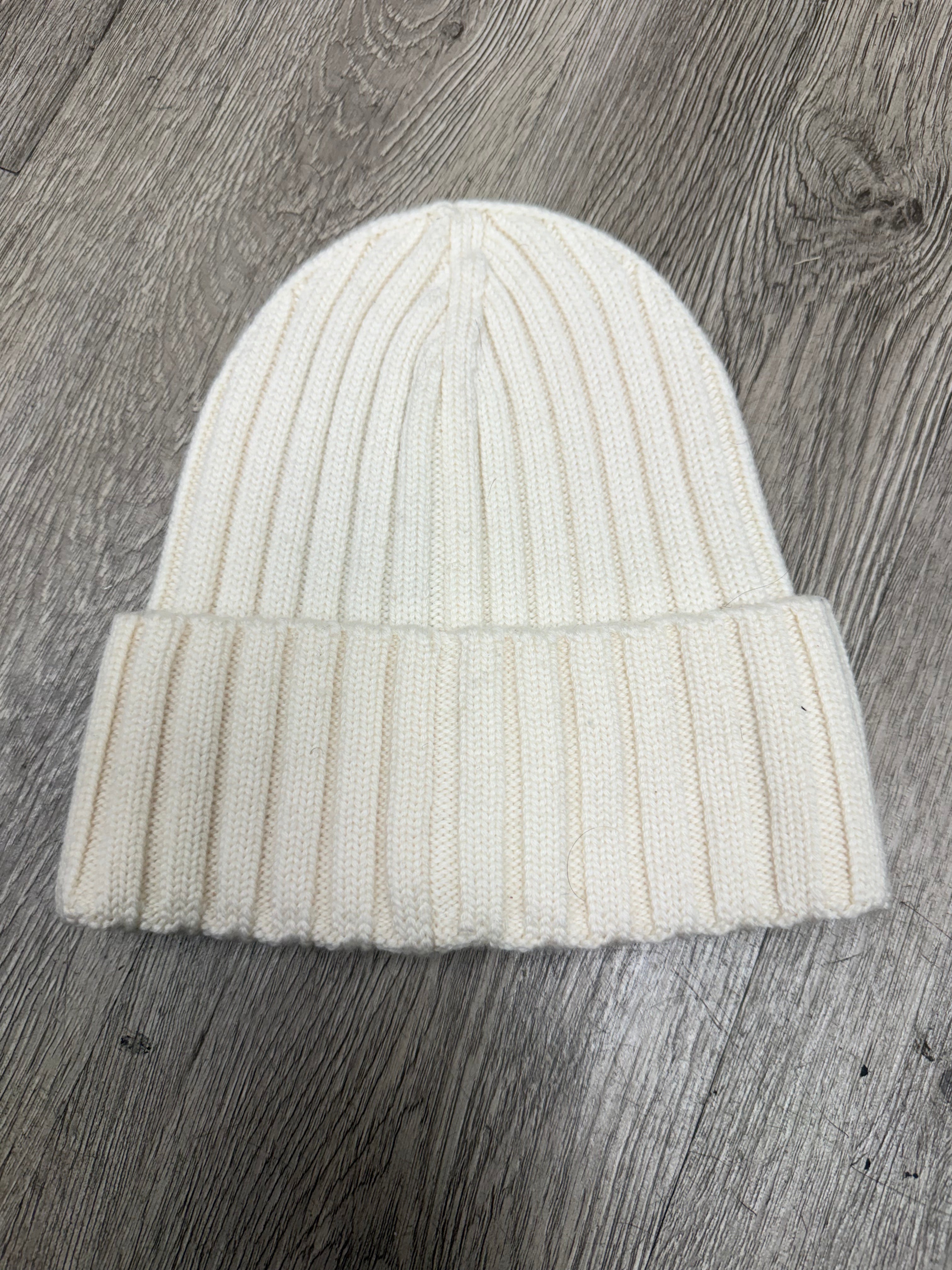 Moncler Cream Beanie