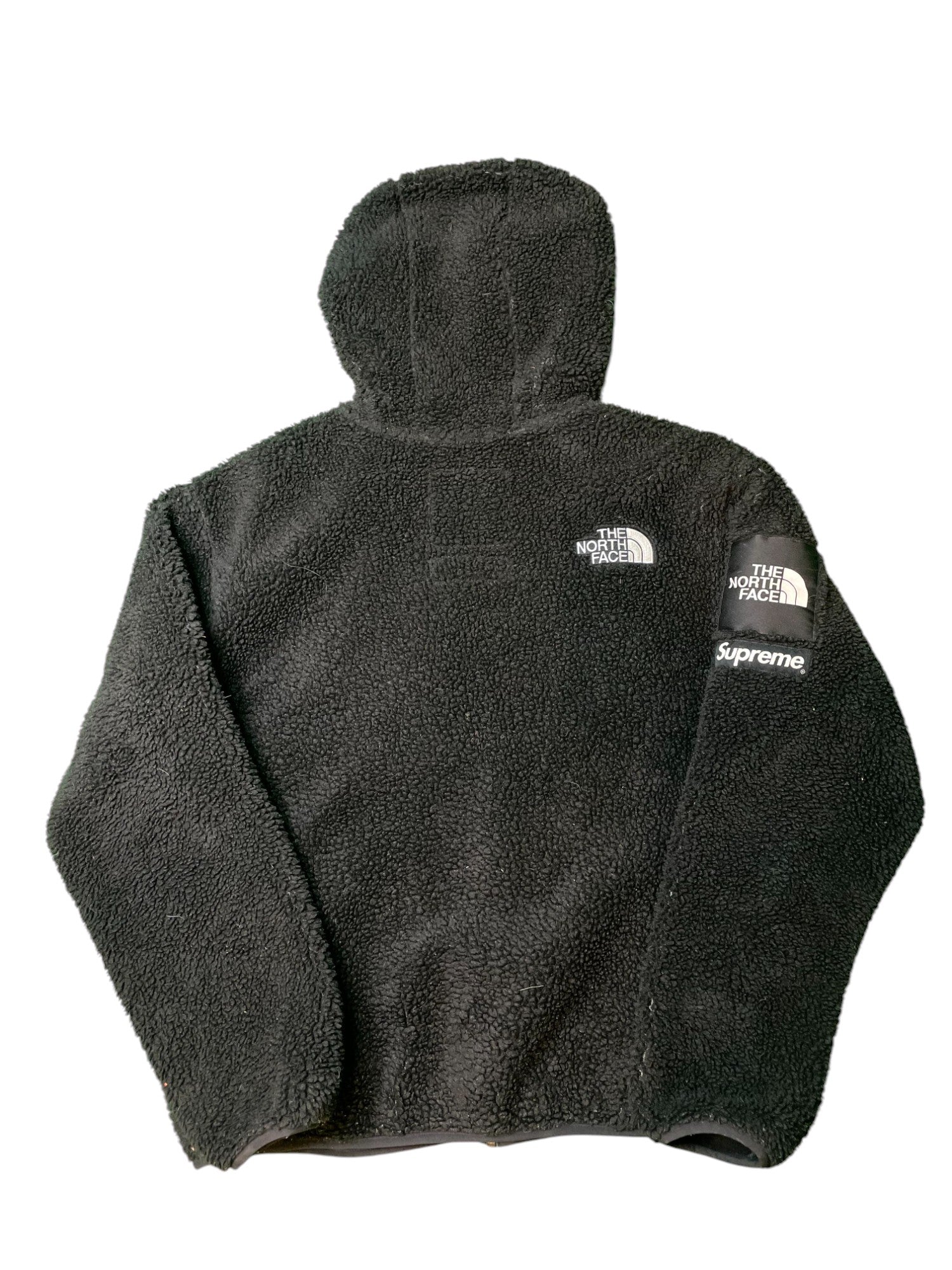 Supreme TNF S Logo Black Fleece Jacket
