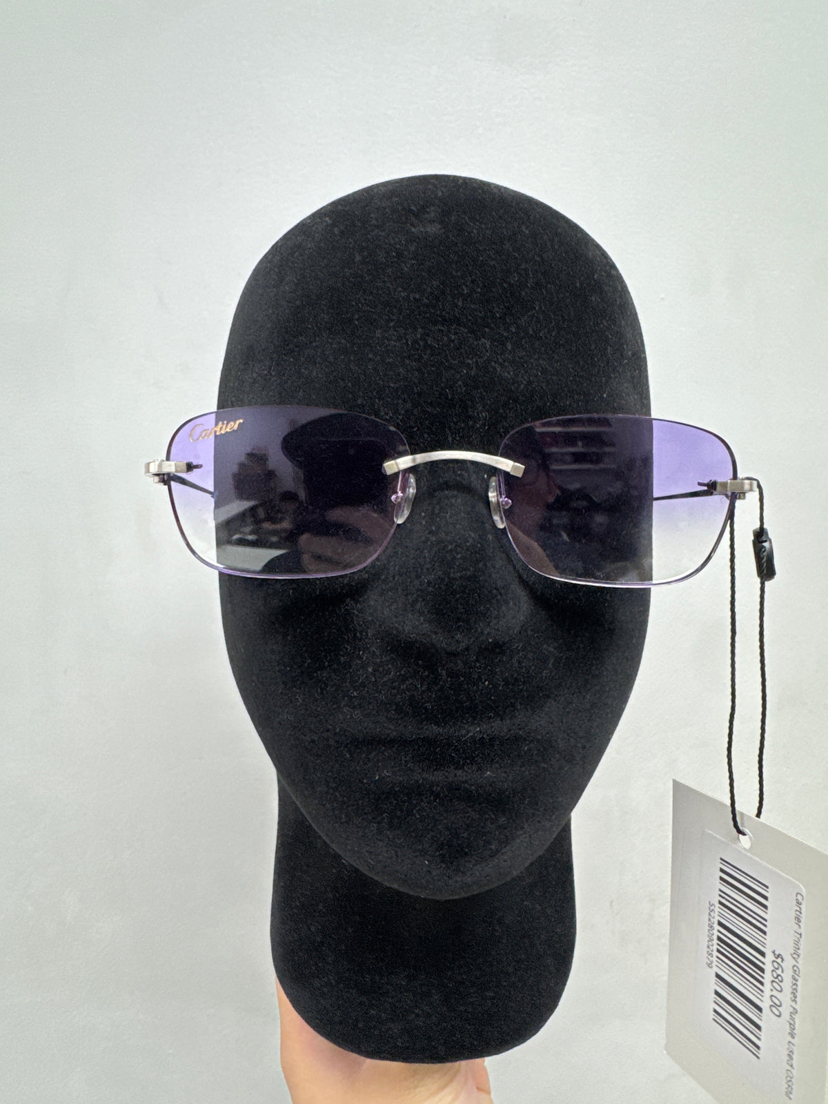 Cartier Trinity Glasses Purple Used OSFM