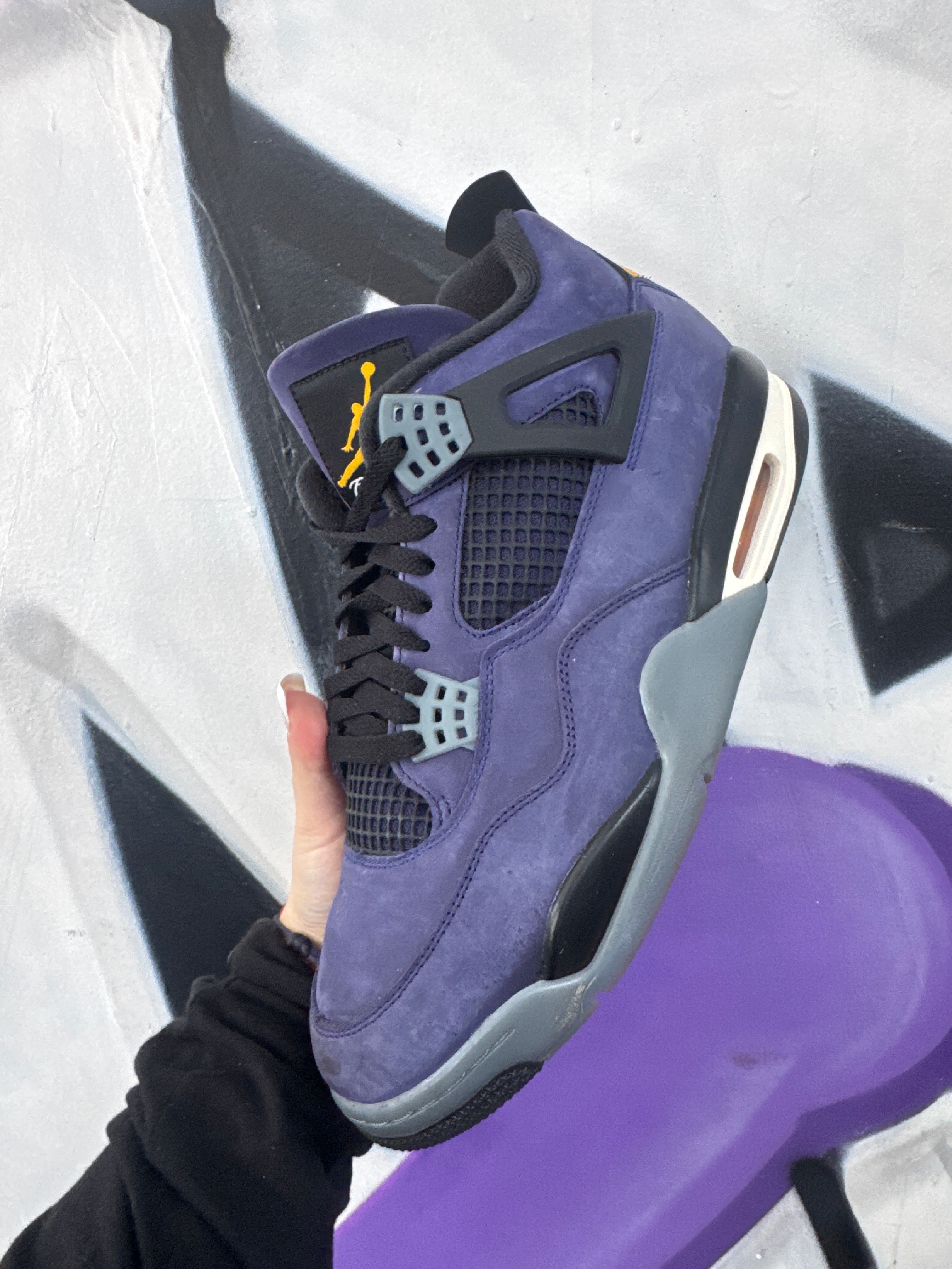 Jordan 4 Lakers Sneakers