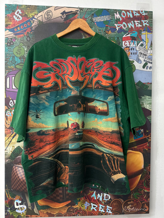 Godspeed On The Run Tee Green