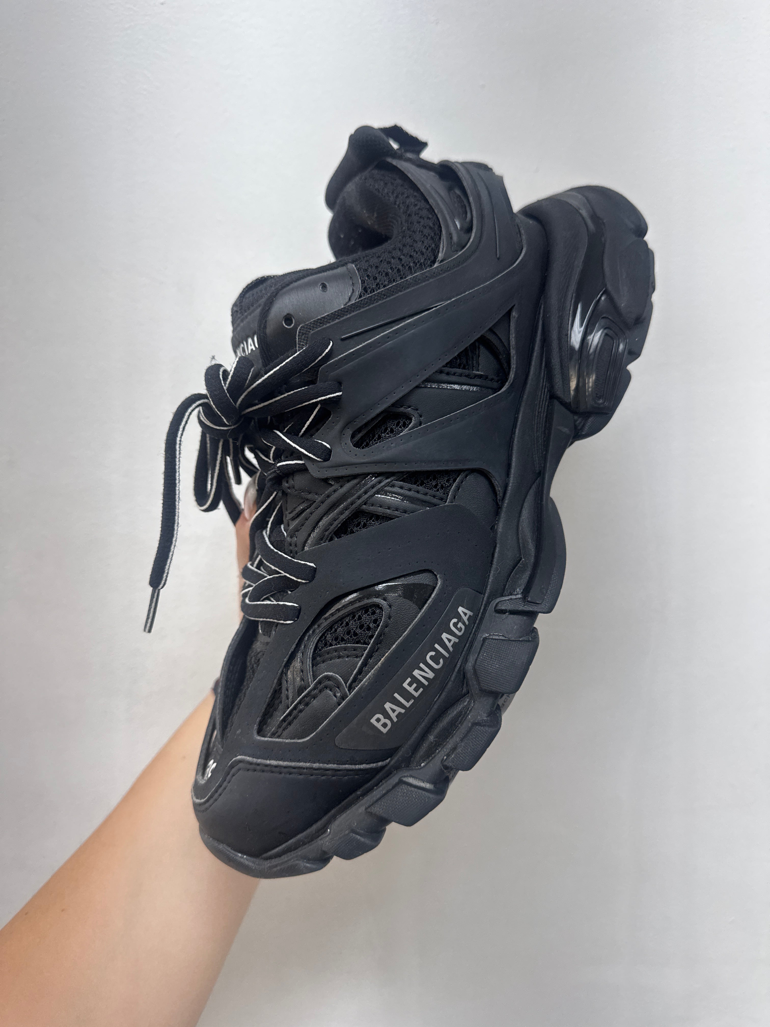 Balenciaga Black Track Sneakers