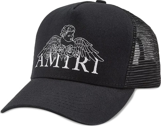 Amiri Cherub Trucker Hat Black