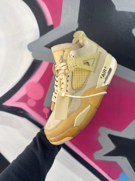 Jordan 4 Off White Sail Used US 7.5 With Box