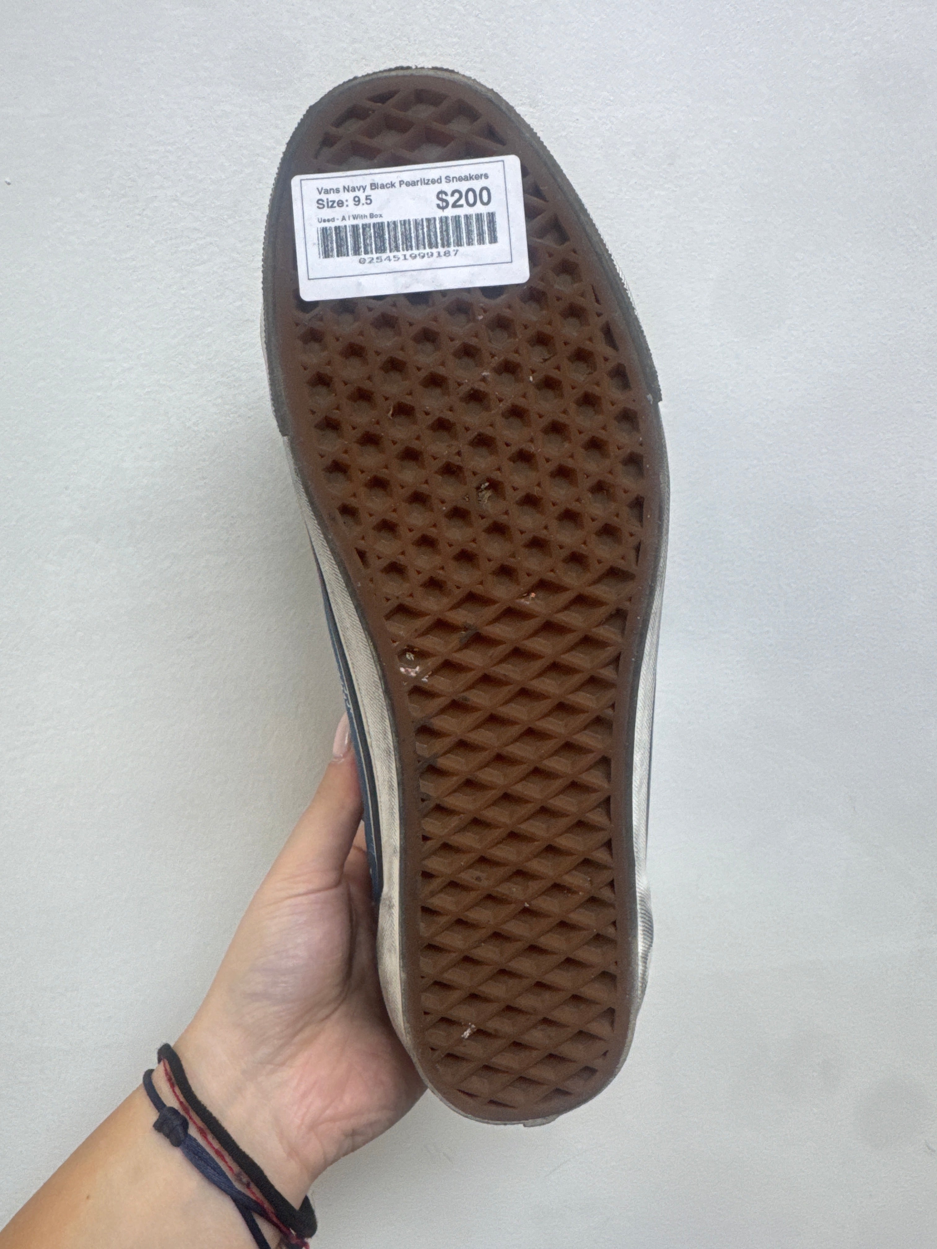 Vans Navy Black Pearlized Sneakers