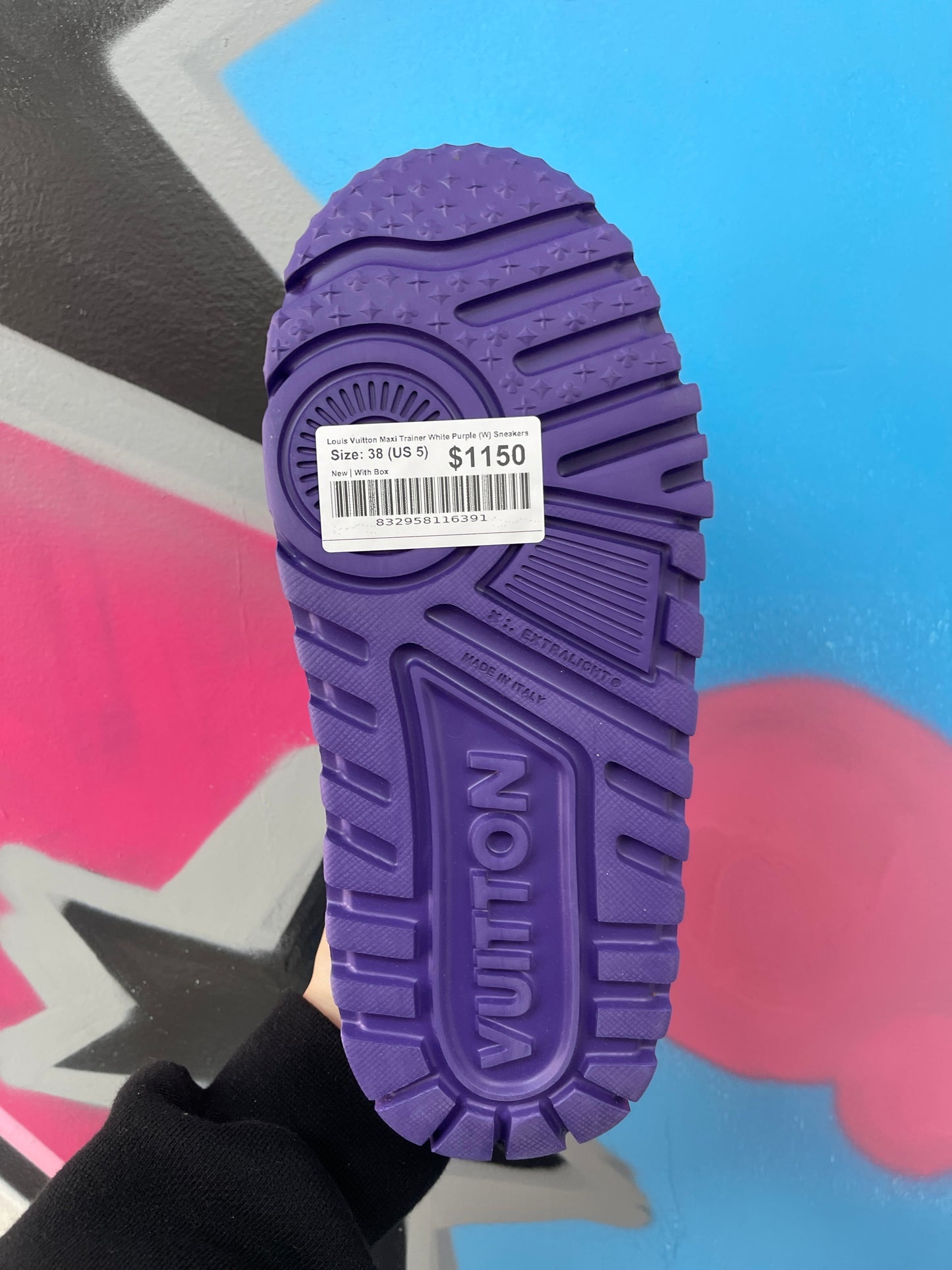 Louis Vuitton Maxi Trainer White Purple (W) Sneakers