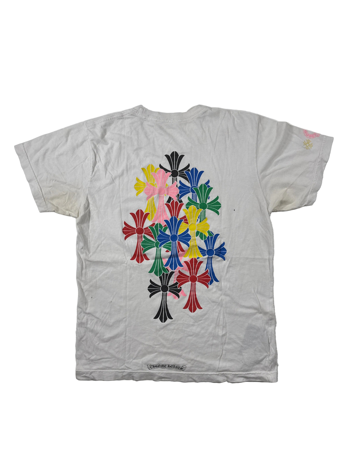 Chrome Hearts White Multi Cross Tee