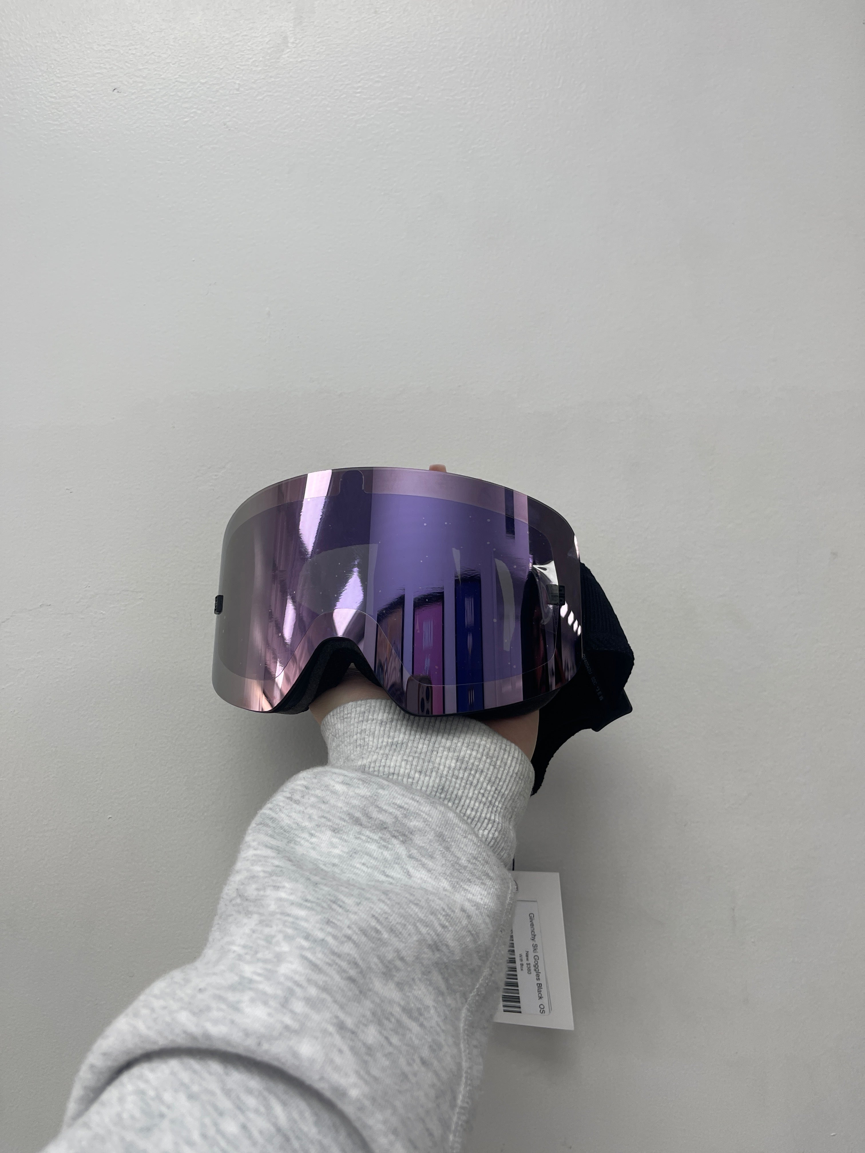 Givenchy Ski Goggles Black  New OS With Box