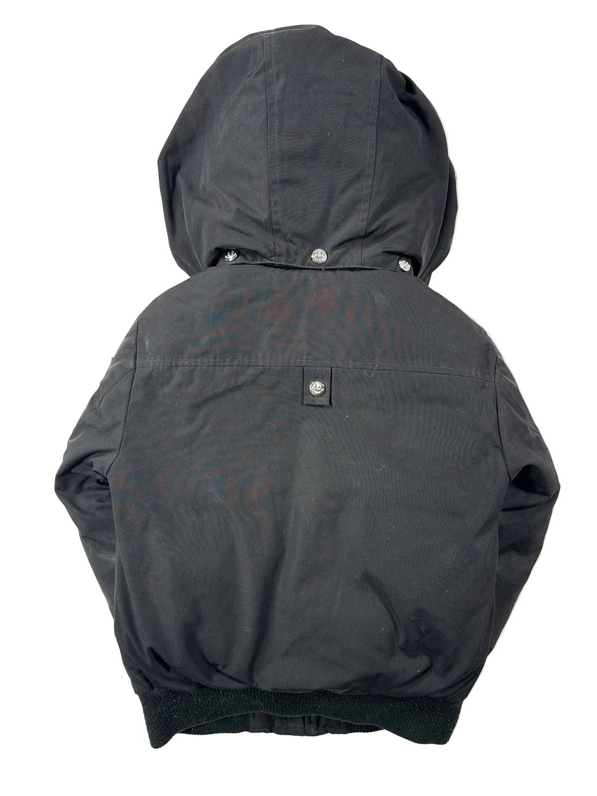 Moose Knuckles Black White Fur (Kid's) Bomber Jacket
