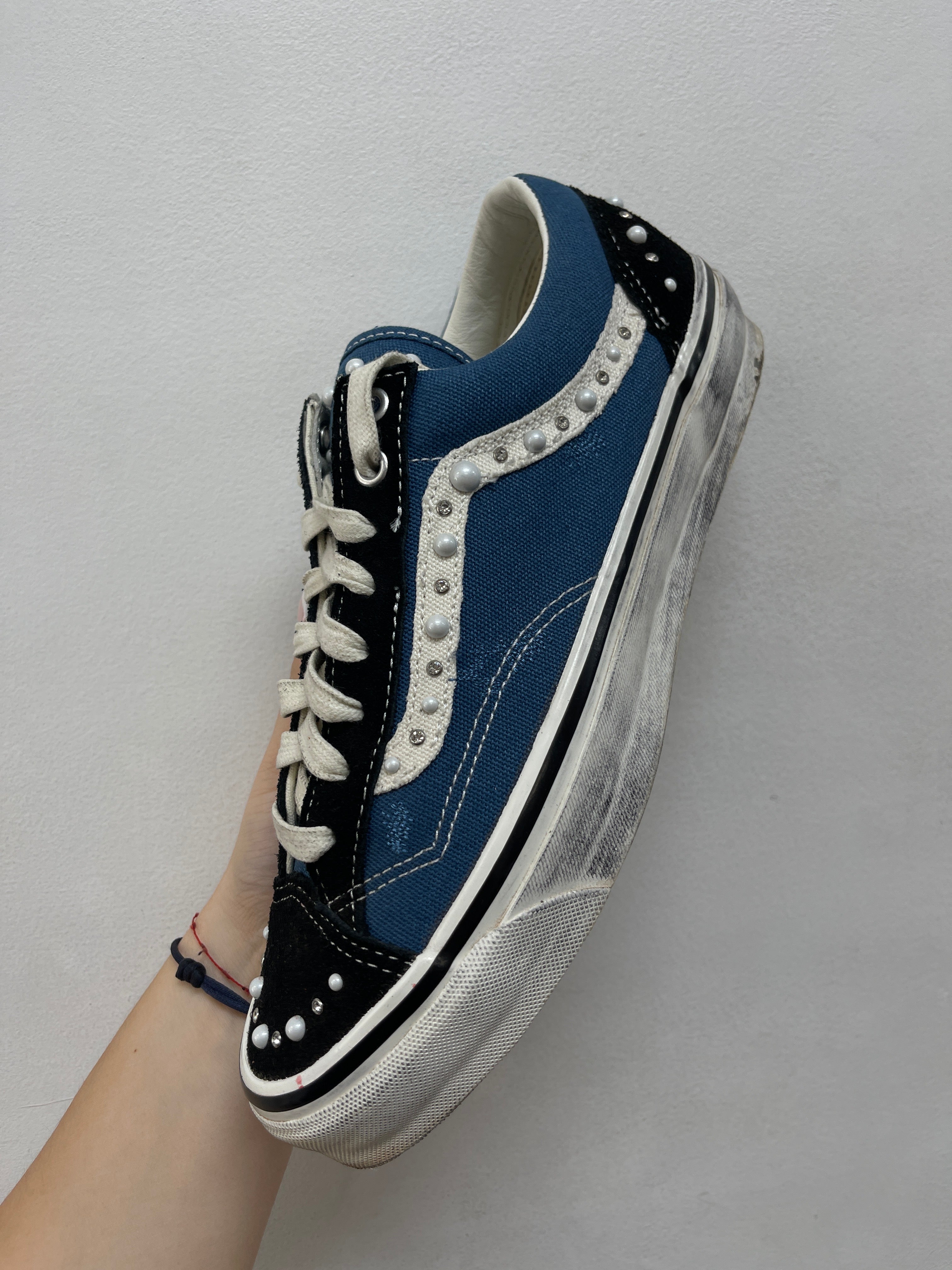 Vans Pearlized Pack Black Navy Sneakers
